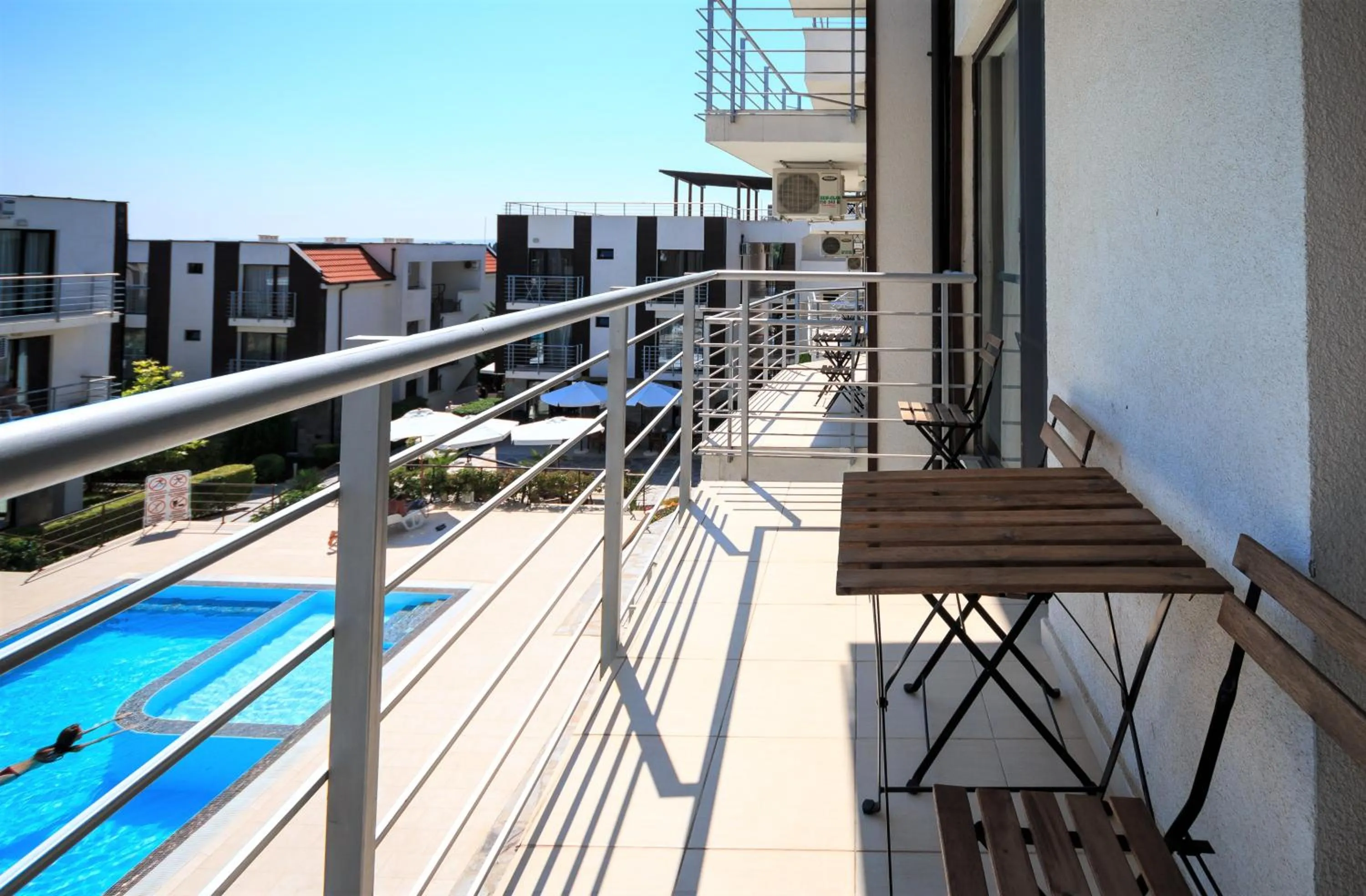 Balcony/Terrace in New Line Village Apartments