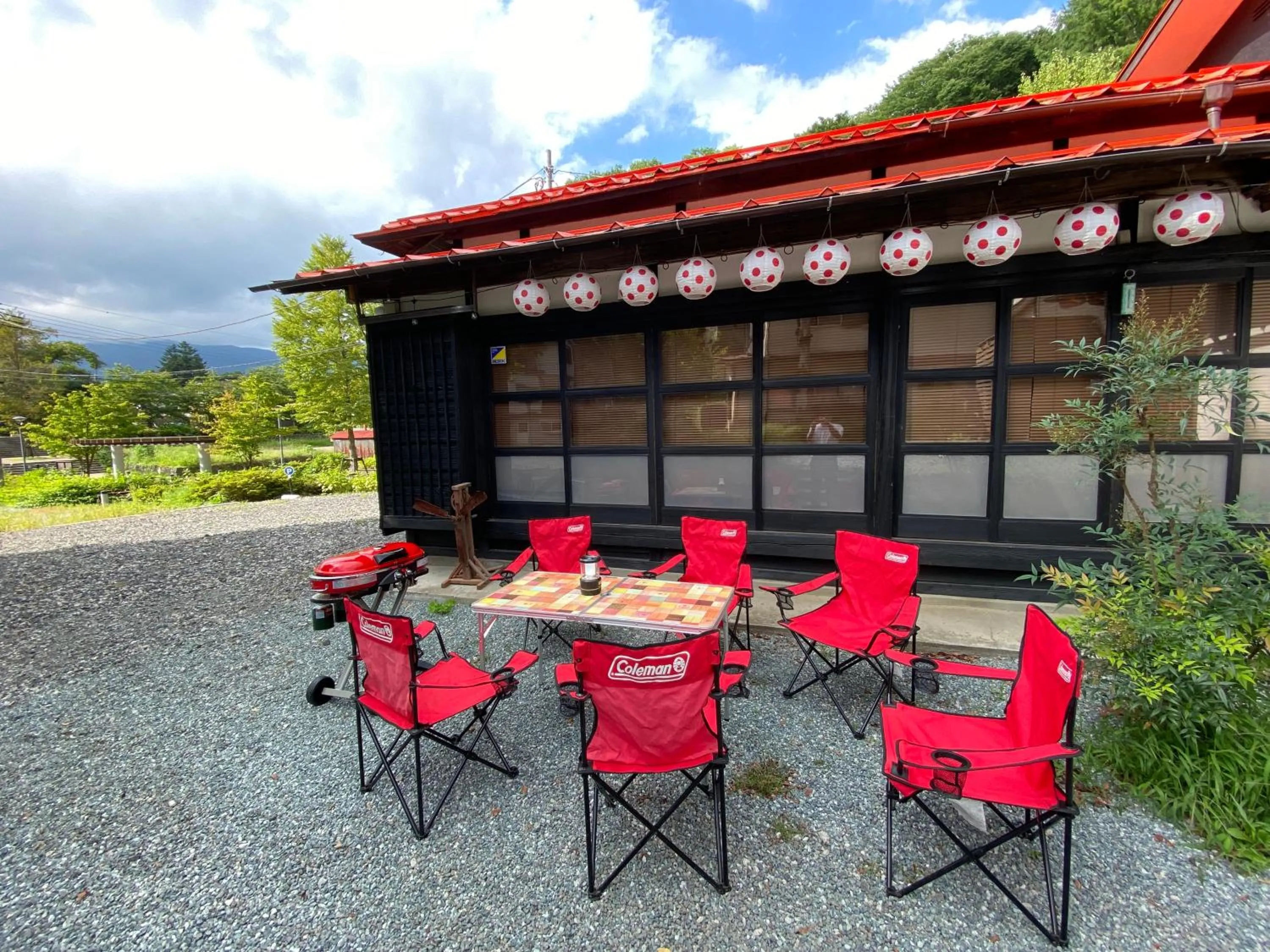 BBQ facilities in Fuji Time traveler 新館