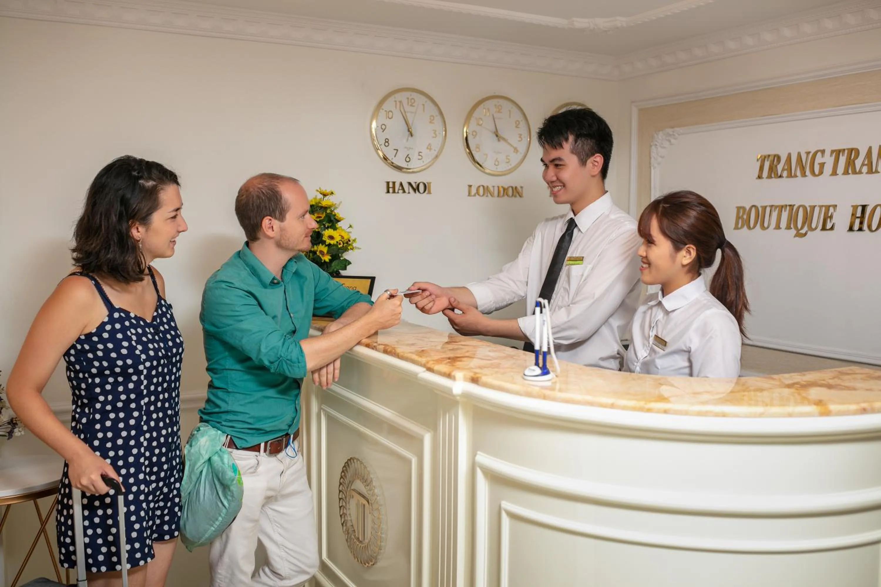 Staff in TrangTrang Boutique Hotel