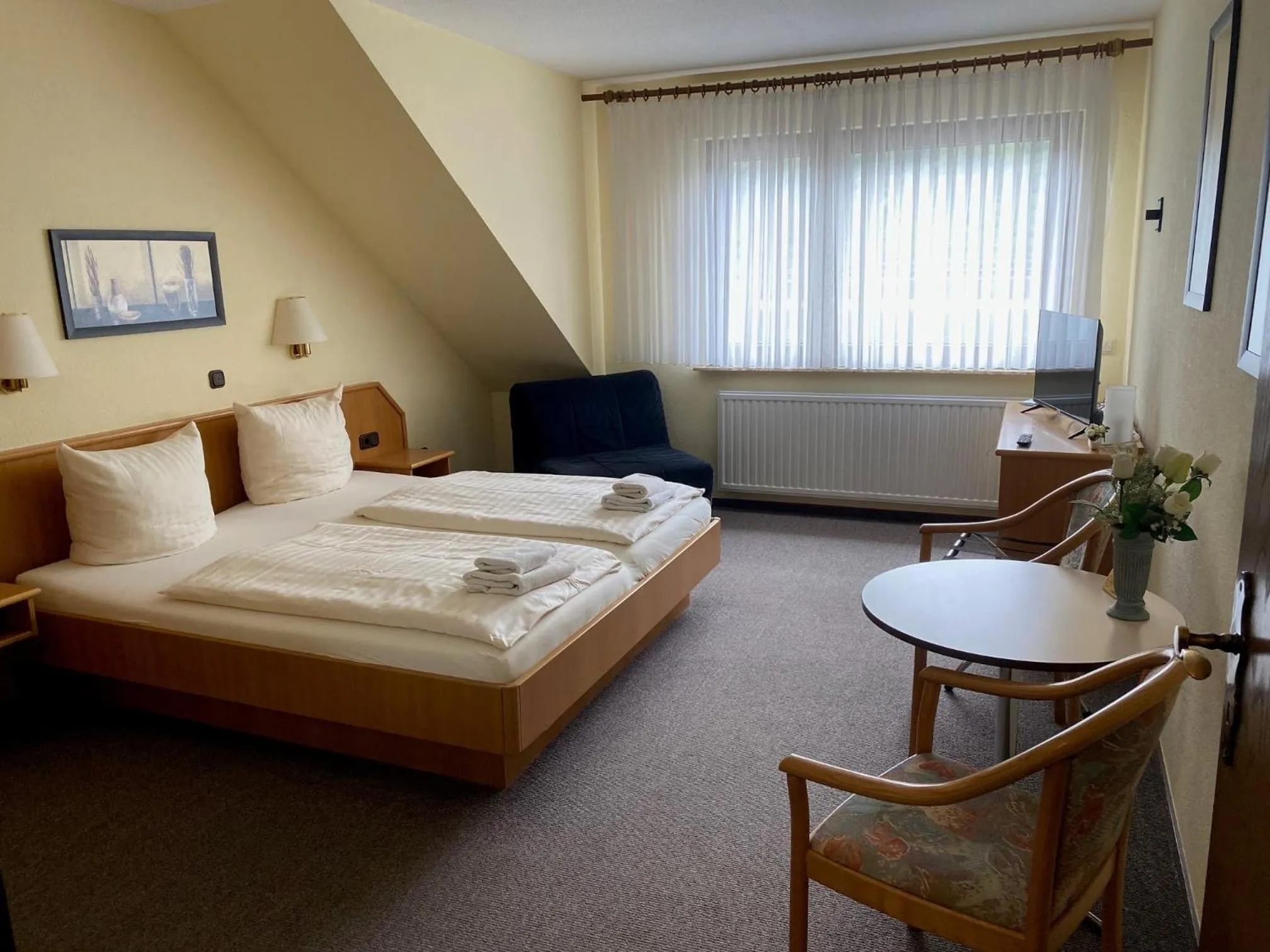 Photo of the whole room, Bed in Hotel & Restaurant Krone