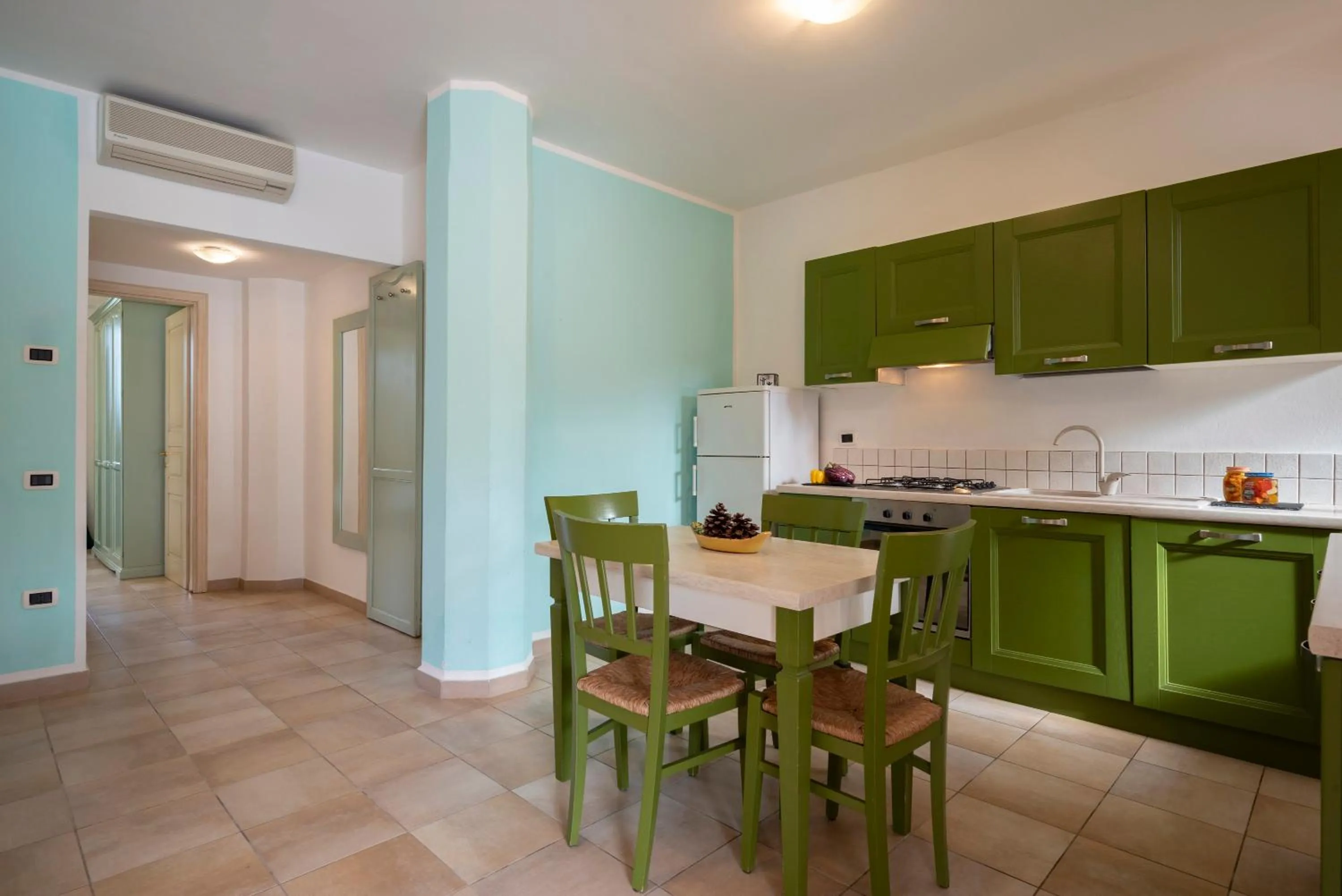 Kitchen or kitchenette in Ombra Verde Residence e B&B