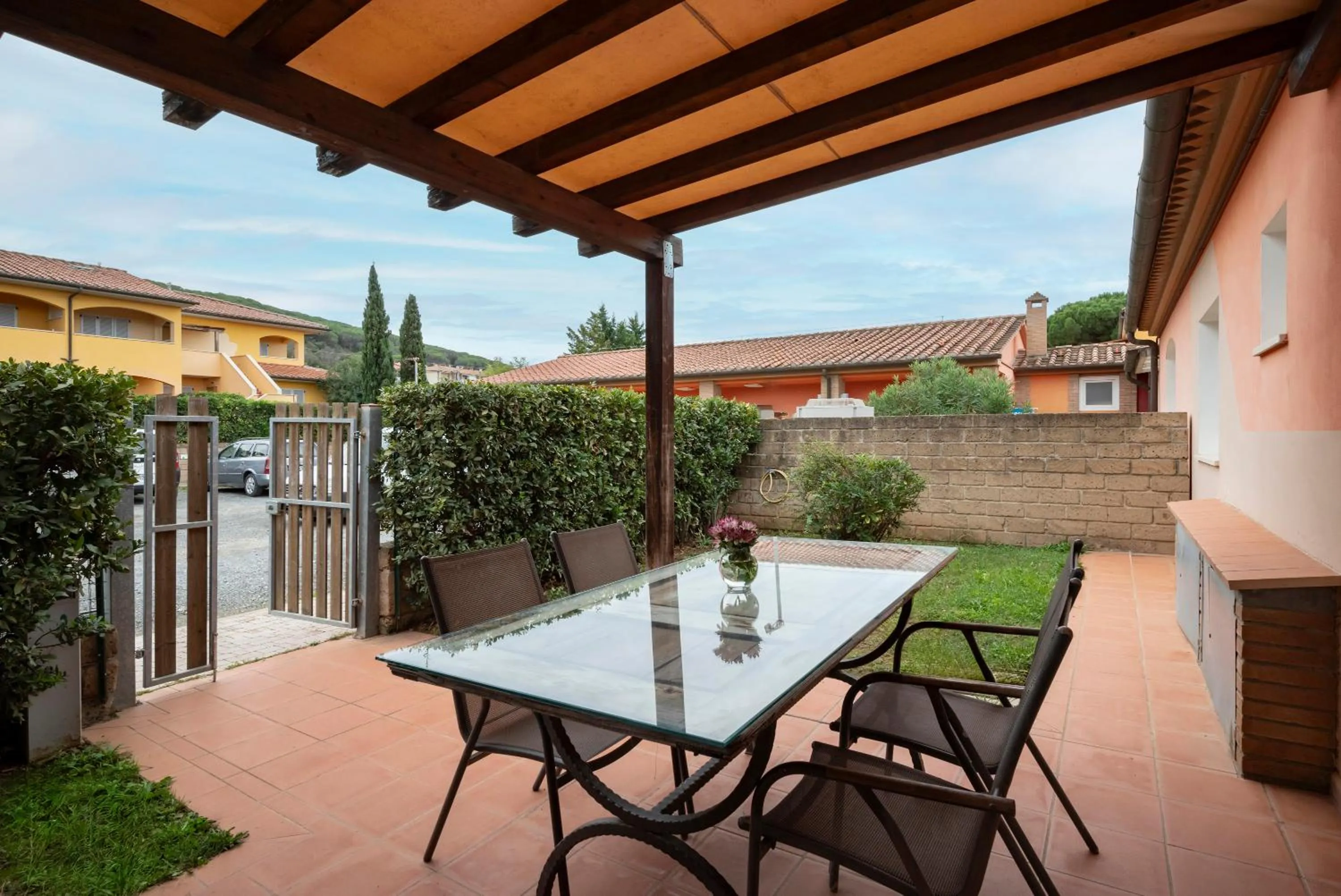 Patio in Ombra Verde Residence e B&B