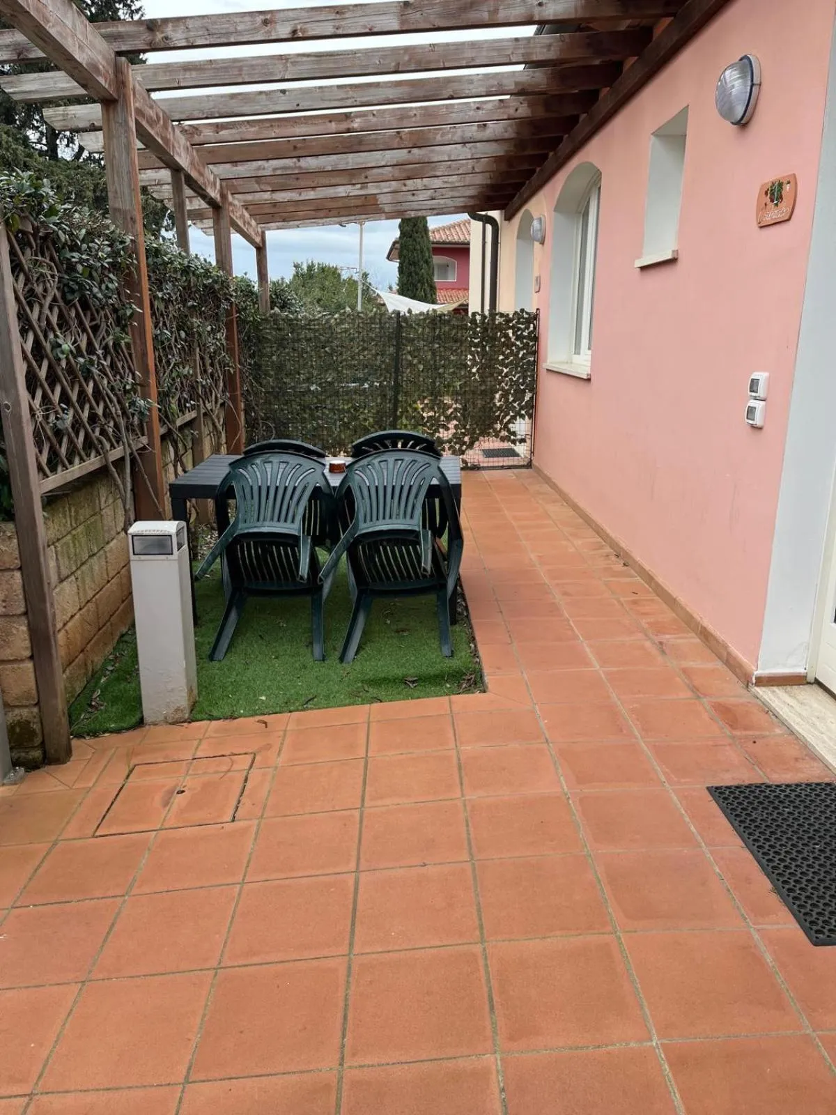 Patio in Ombra Verde Residence e B&B