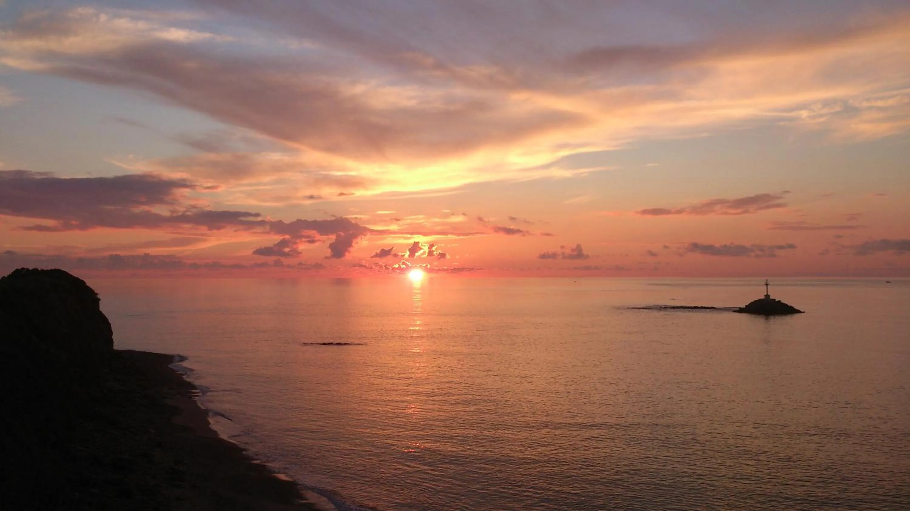 Sunset in Iraklis Hotel