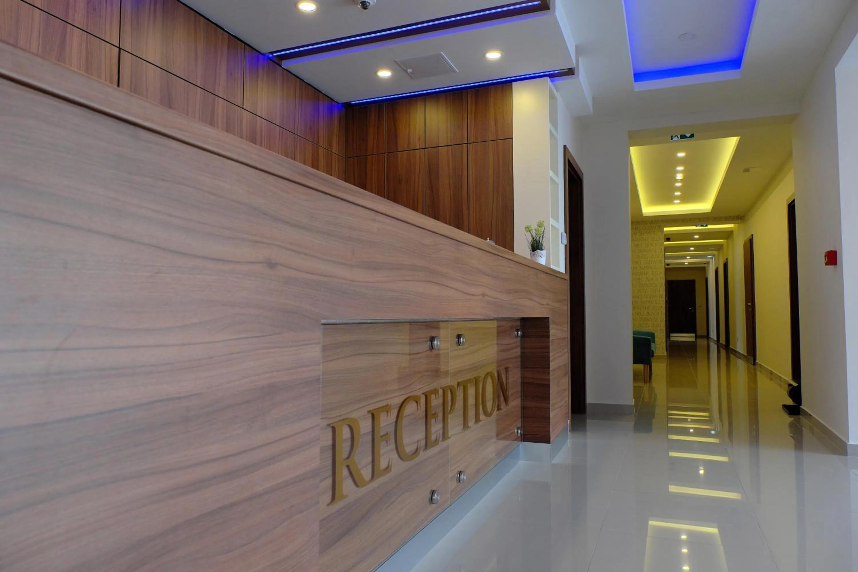 Lobby or reception in Vácz Hotel