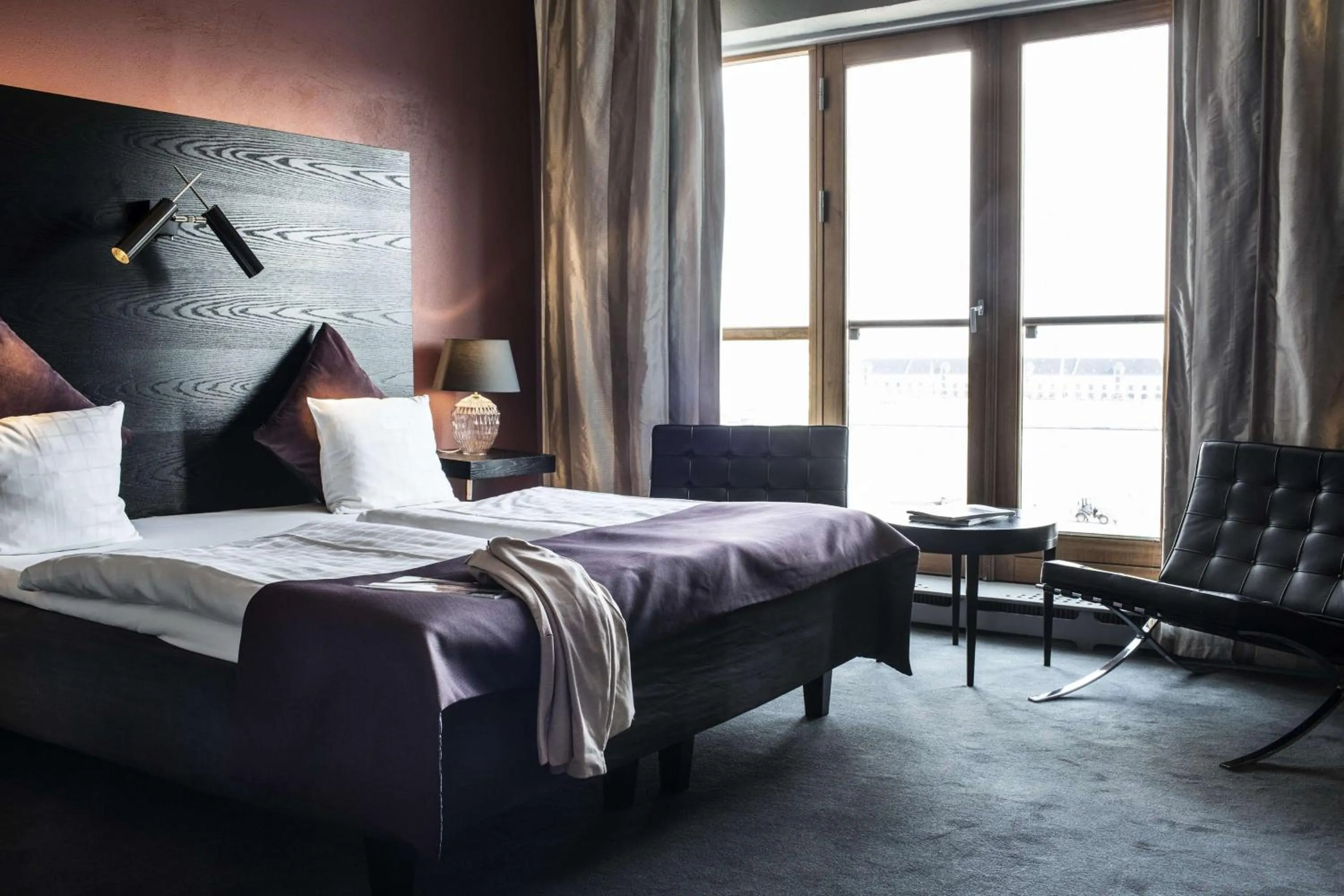 Bedroom, Bed in Scandic Front