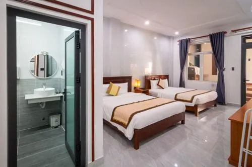 Bed in Dieu Thong Hotel