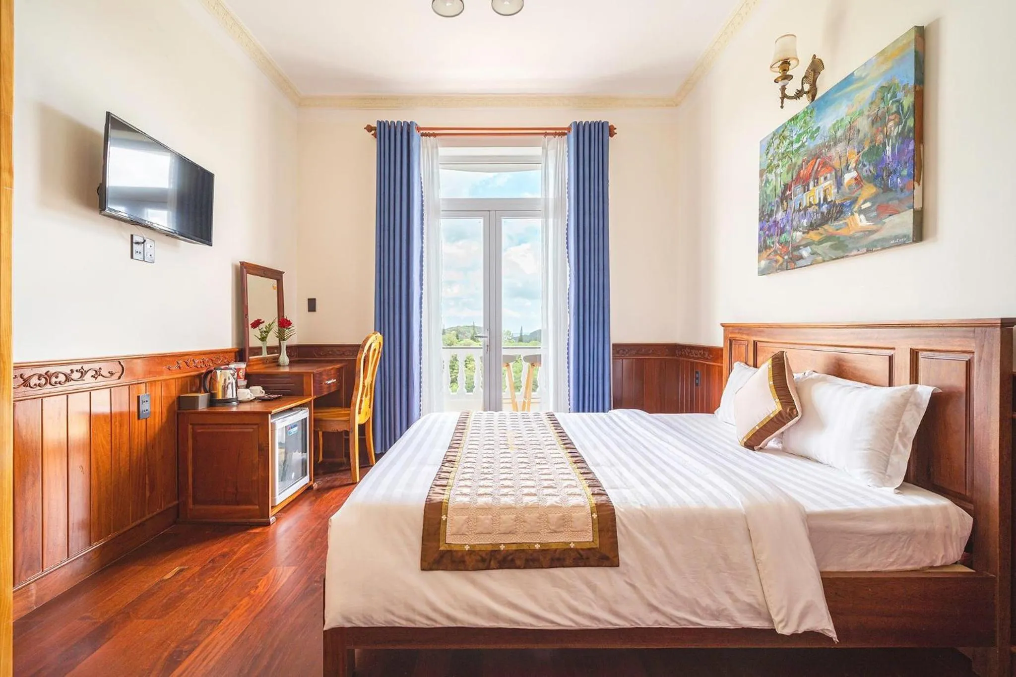 Bed in Dieu Thong Hotel