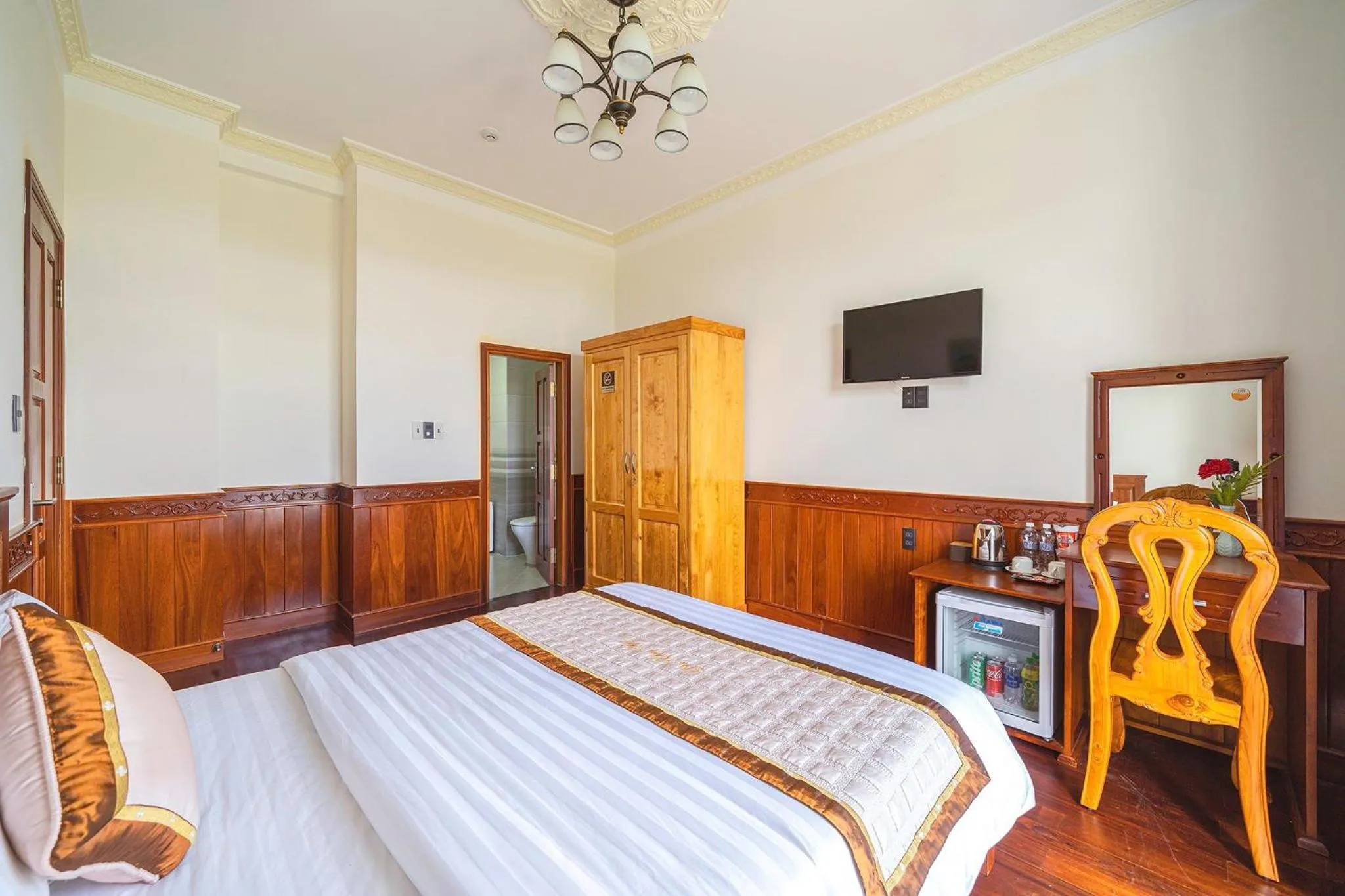 Bed in Dieu Thong Hotel