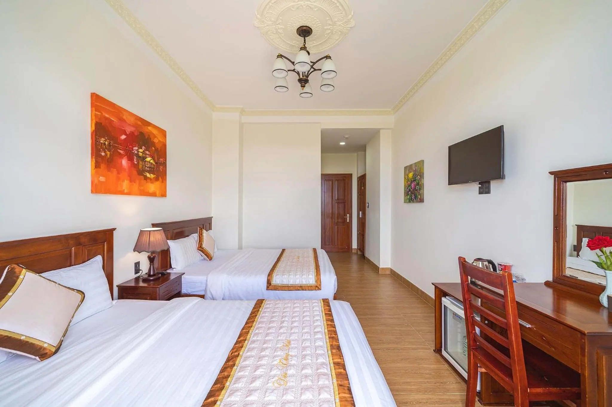 Bed in Dieu Thong Hotel