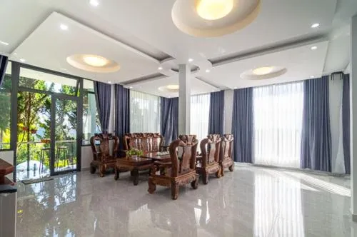 Living room in Dieu Thong Hotel