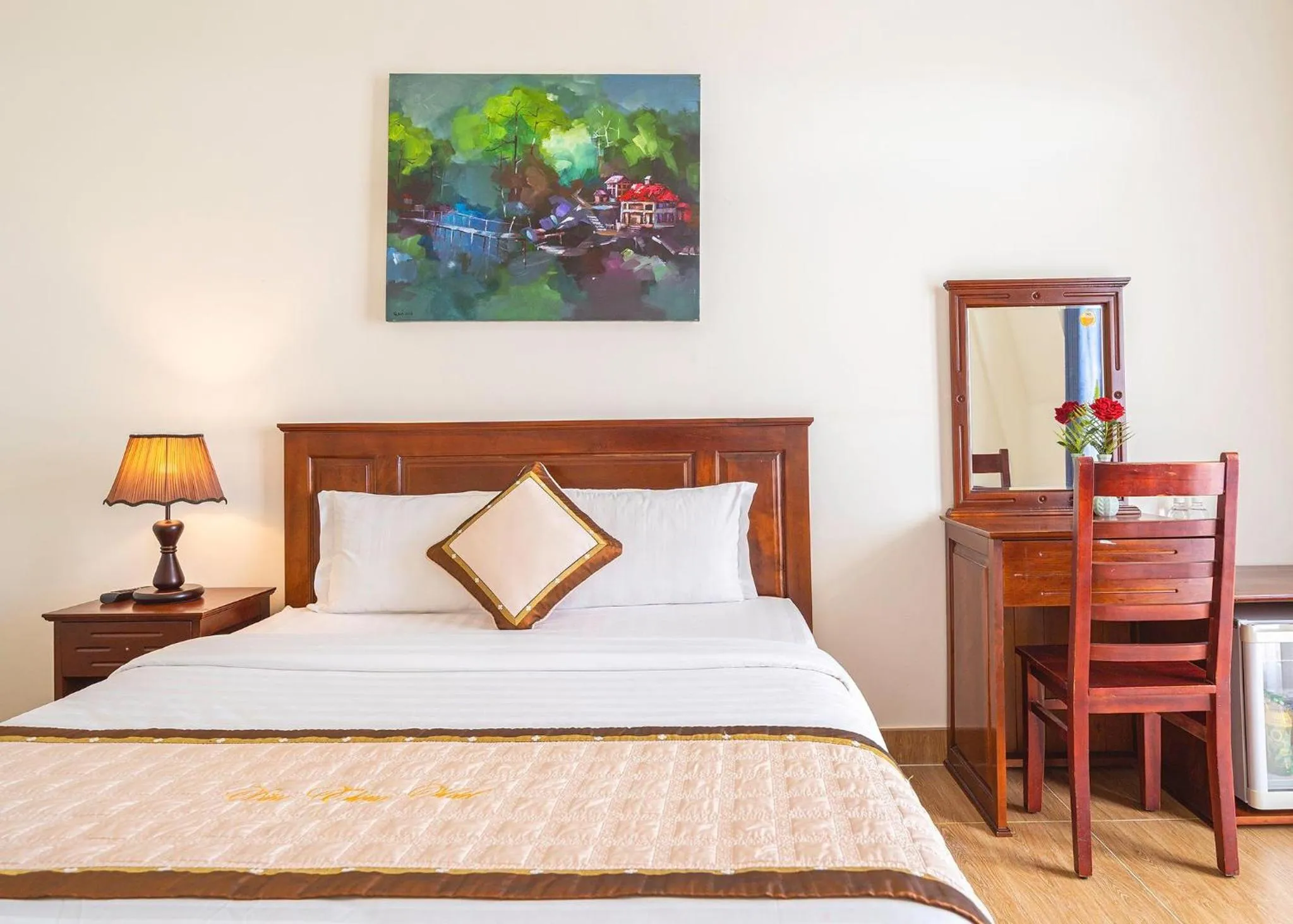 Bed in Dieu Thong Hotel