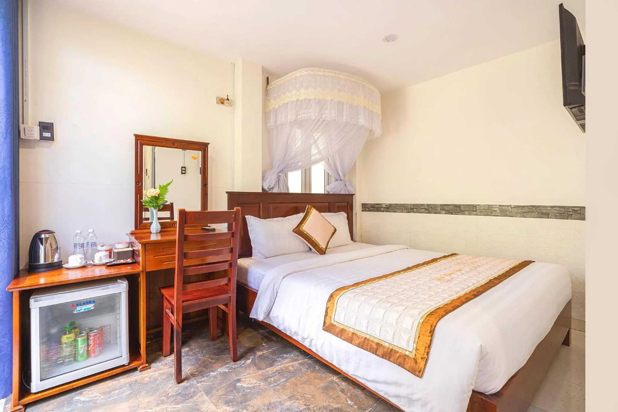 Bed in Dieu Thong Hotel