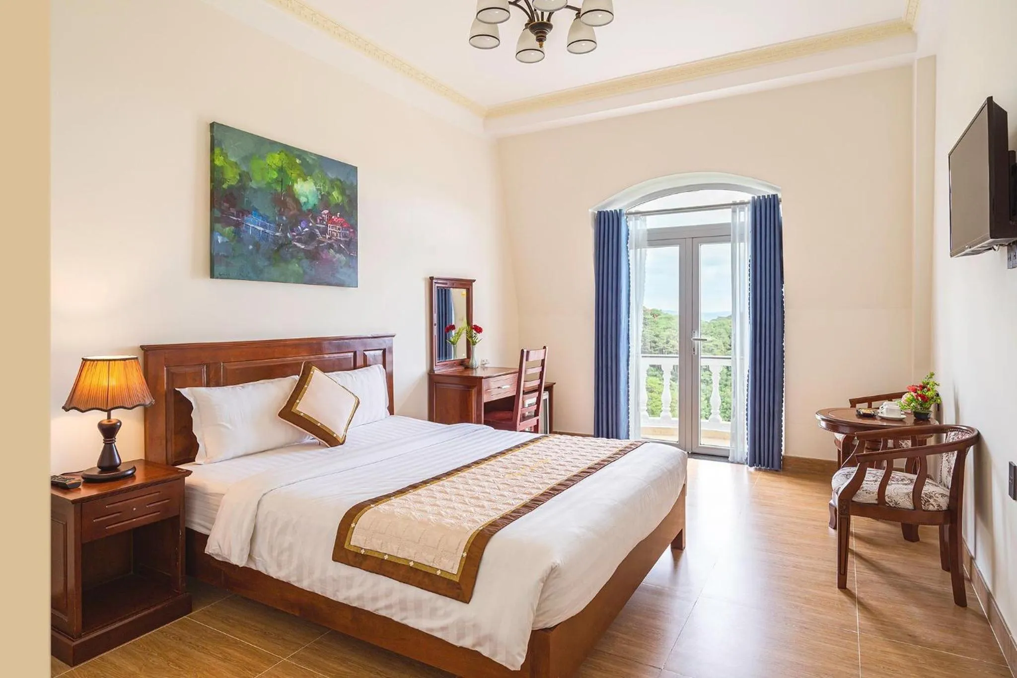 Bed in Dieu Thong Hotel