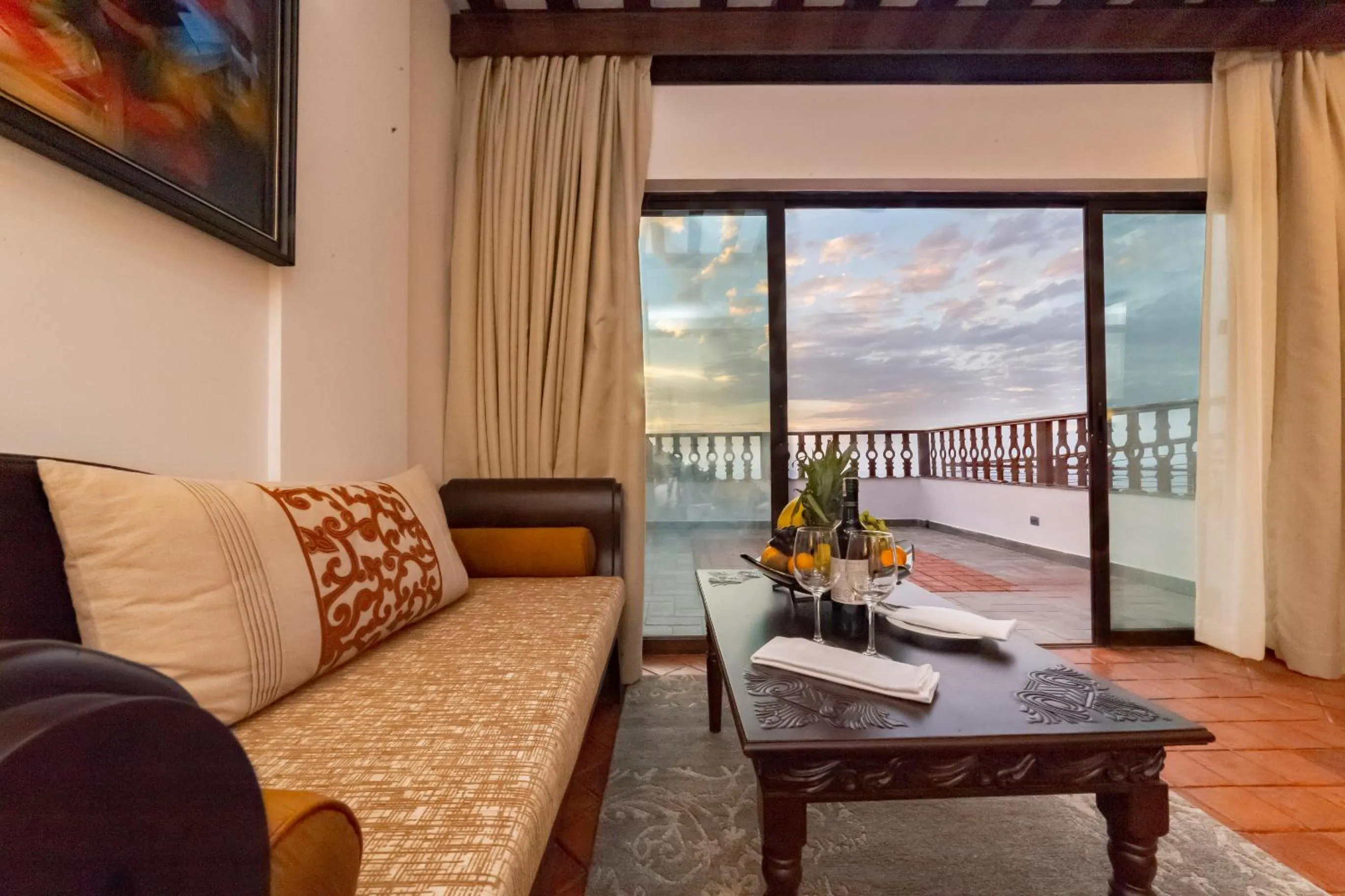 View (from property/room) in Chandragiri Hills Resort Kathmandu-Luxury in the Clouds