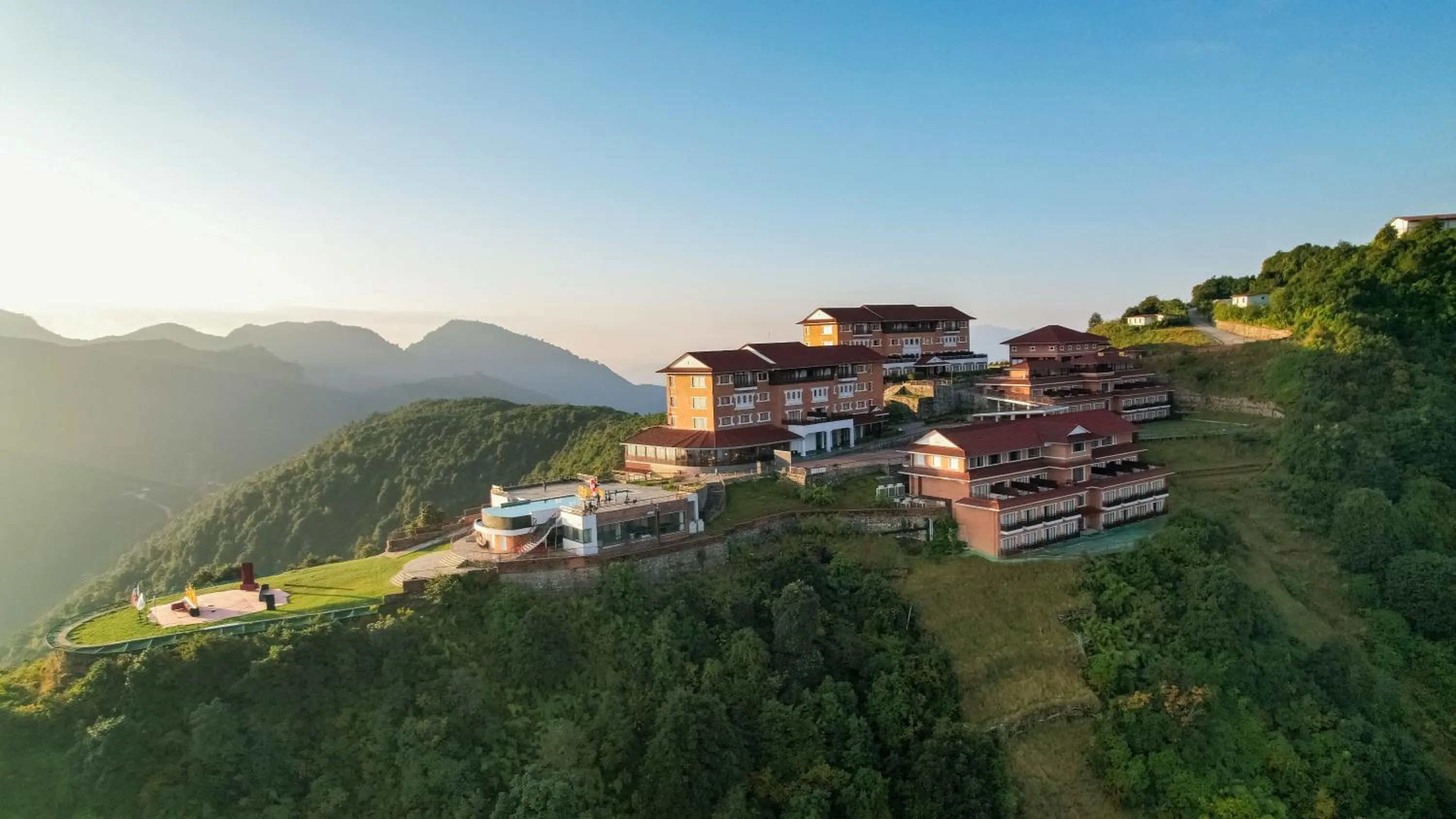 View (from property/room) in Chandragiri Hills Resort Kathmandu-Luxury in the Clouds