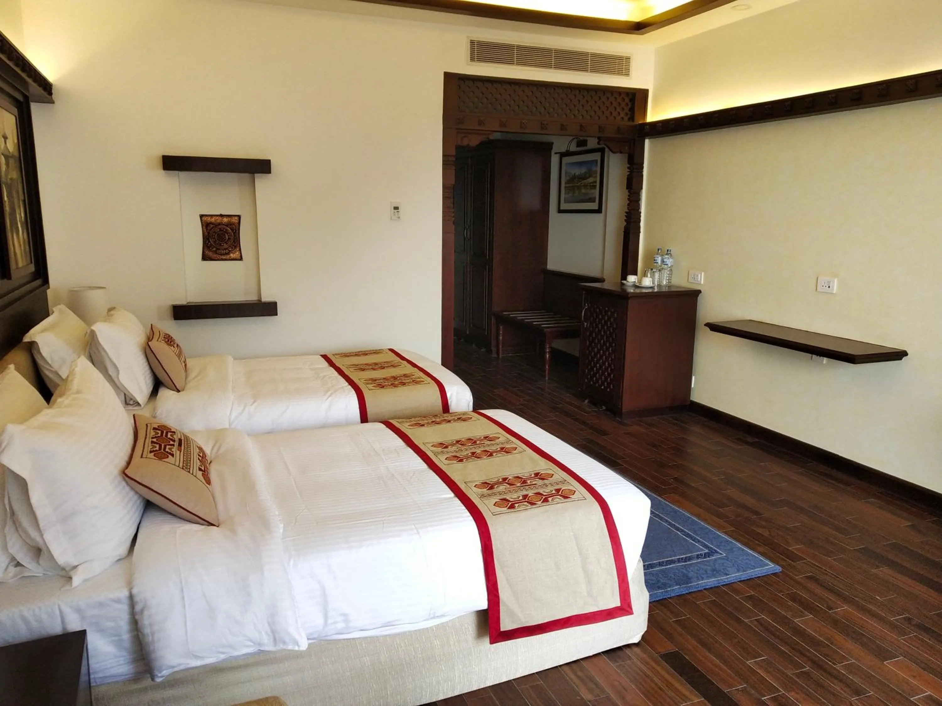 Bed in Chandragiri Hills Resort Kathmandu-Luxury in the Clouds