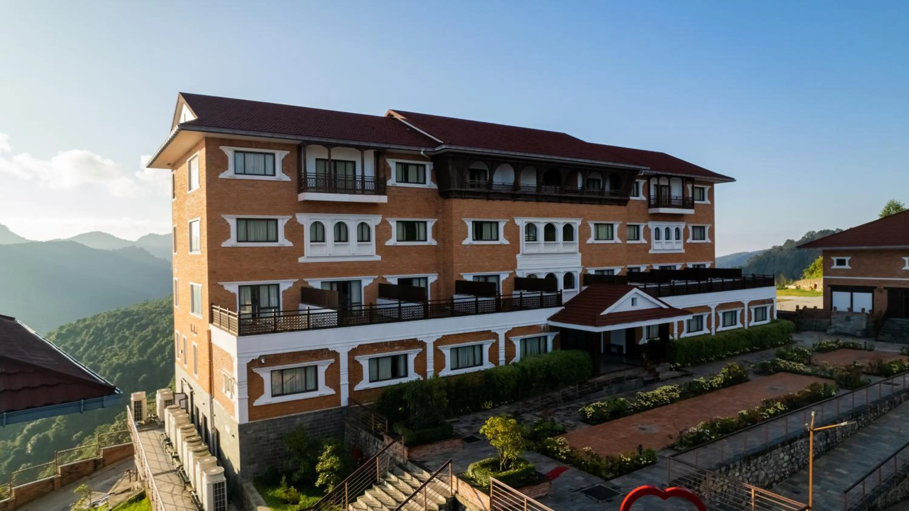 View (from property/room) in Chandragiri Hills Resort Kathmandu-Luxury in the Clouds