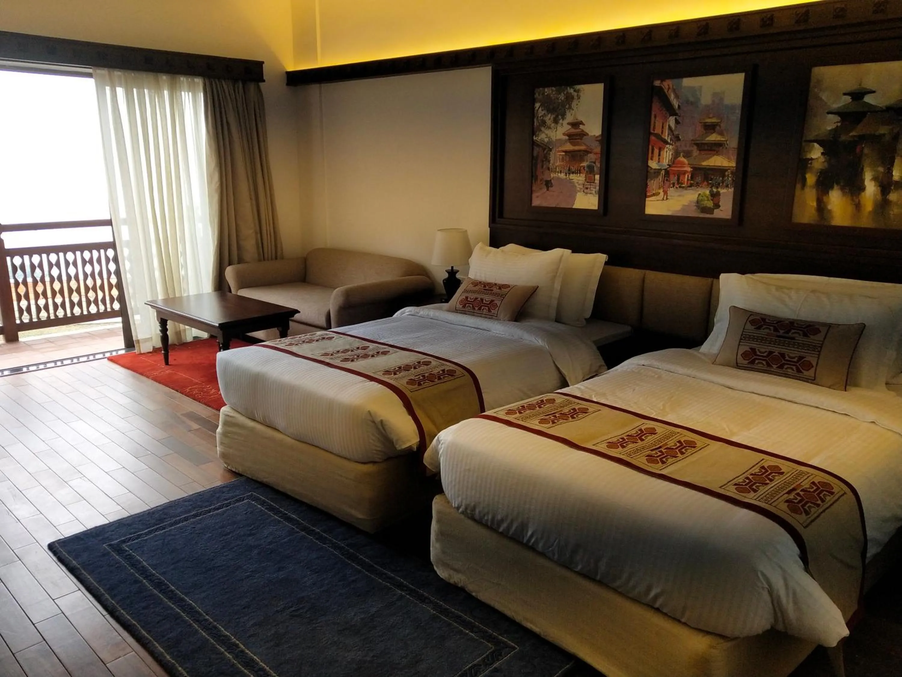 Bed in Chandragiri Hills Resort Kathmandu-Luxury in the Clouds