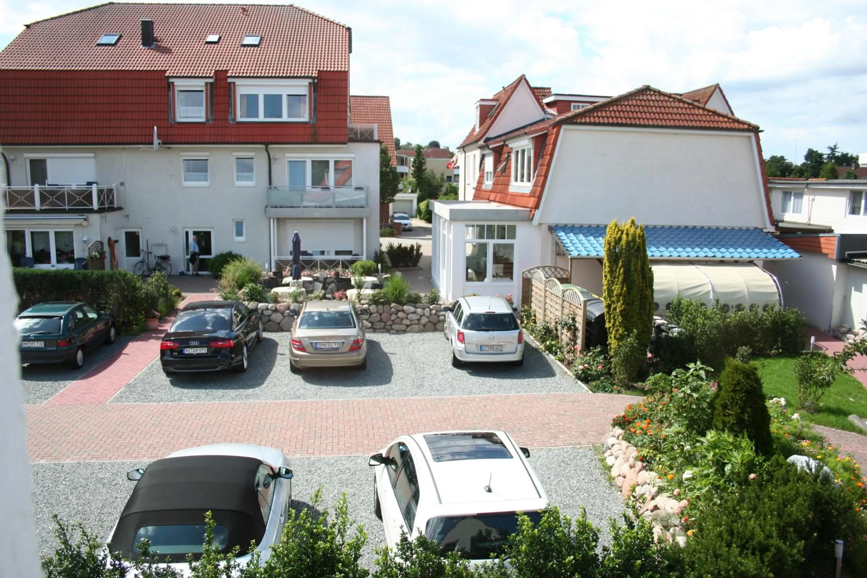 Patio in Hotel Villa Undine