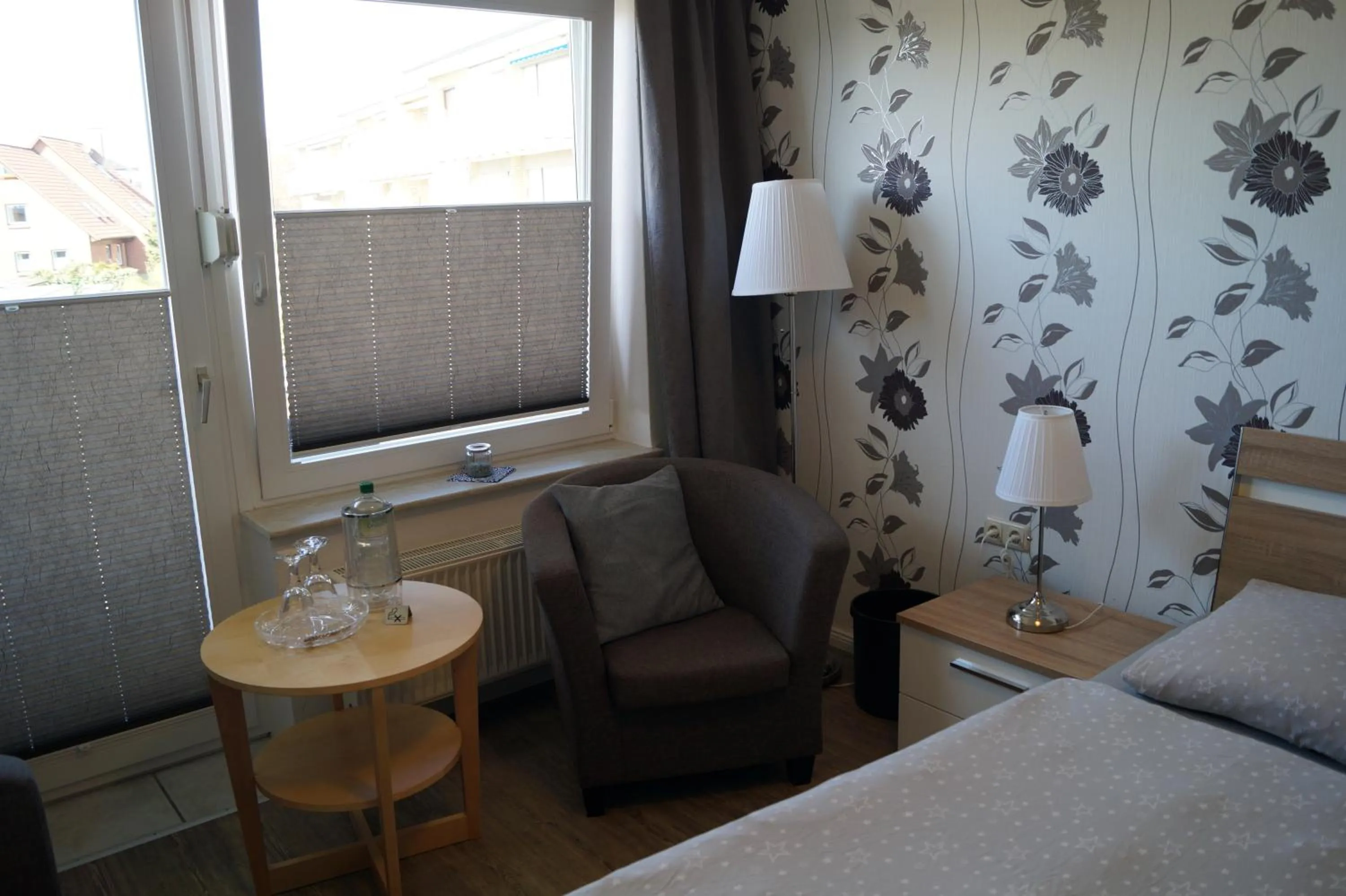 Decorative detail, Bed in Hotel Villa Undine