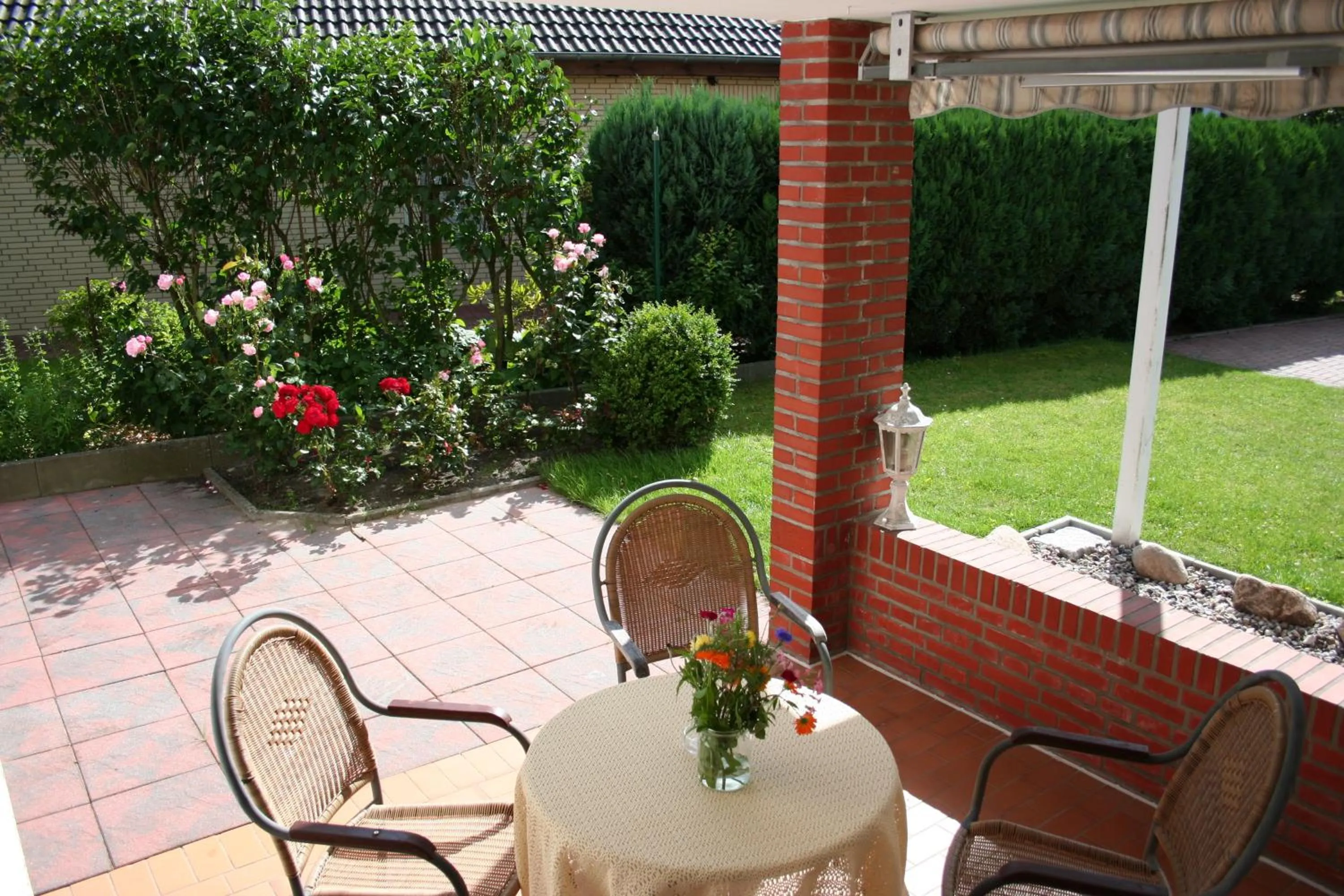 Patio in Hotel Villa Undine