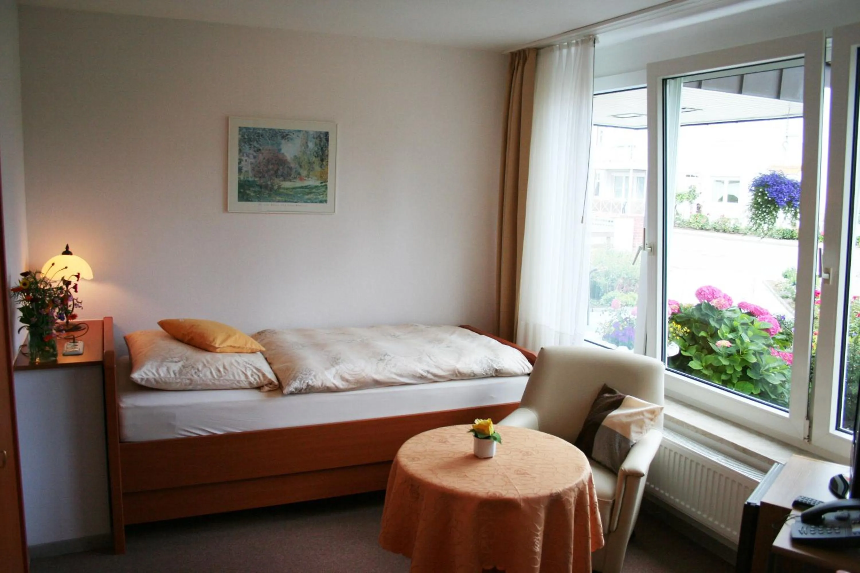 Bed in Hotel Villa Undine