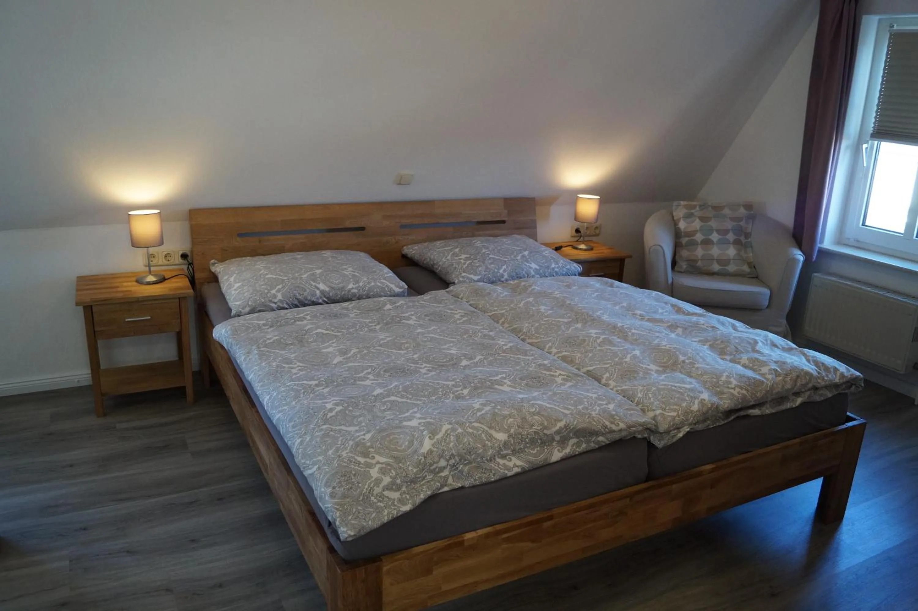 Bed in Hotel Villa Undine