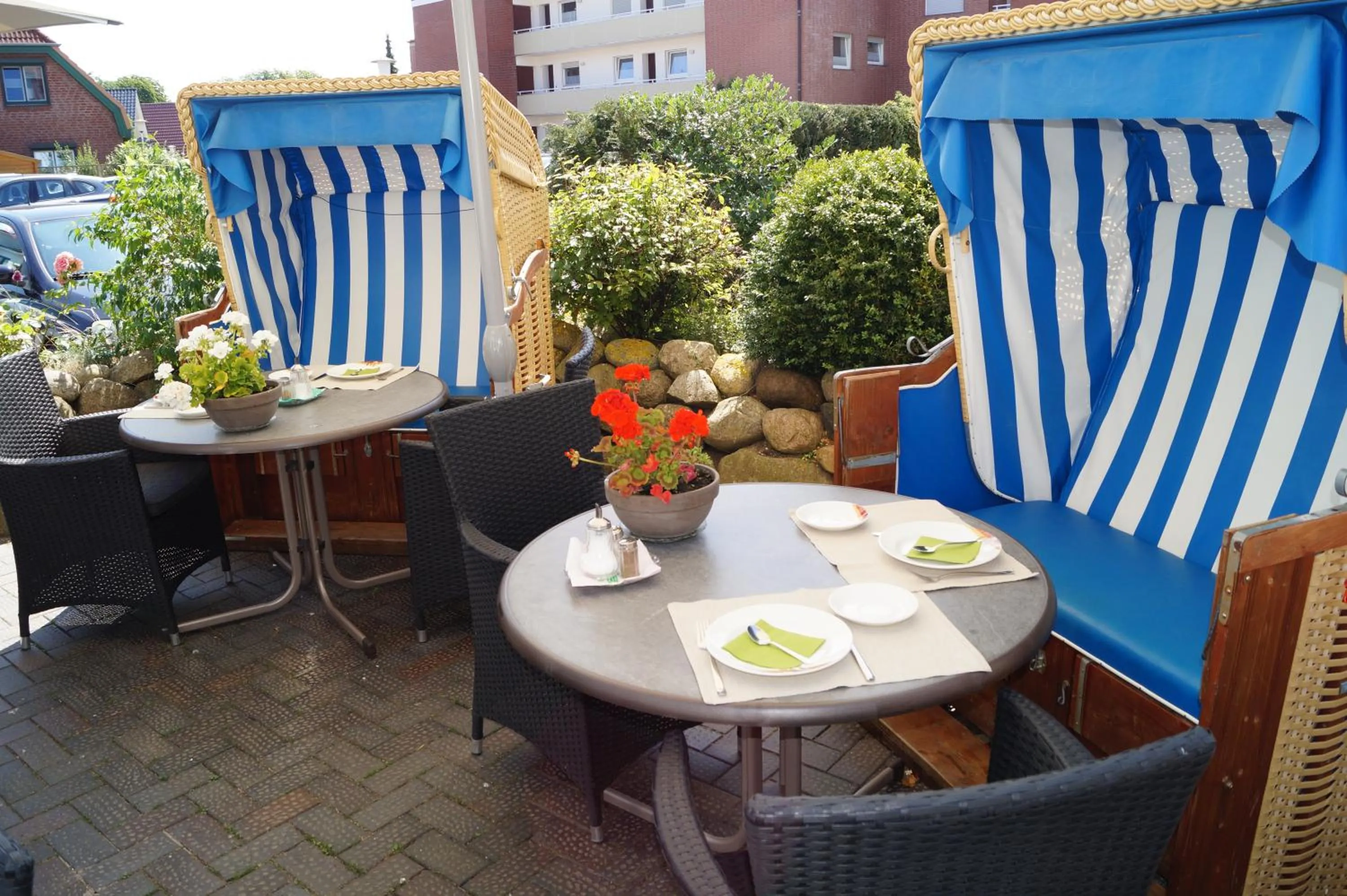 Patio in Hotel Villa Undine
