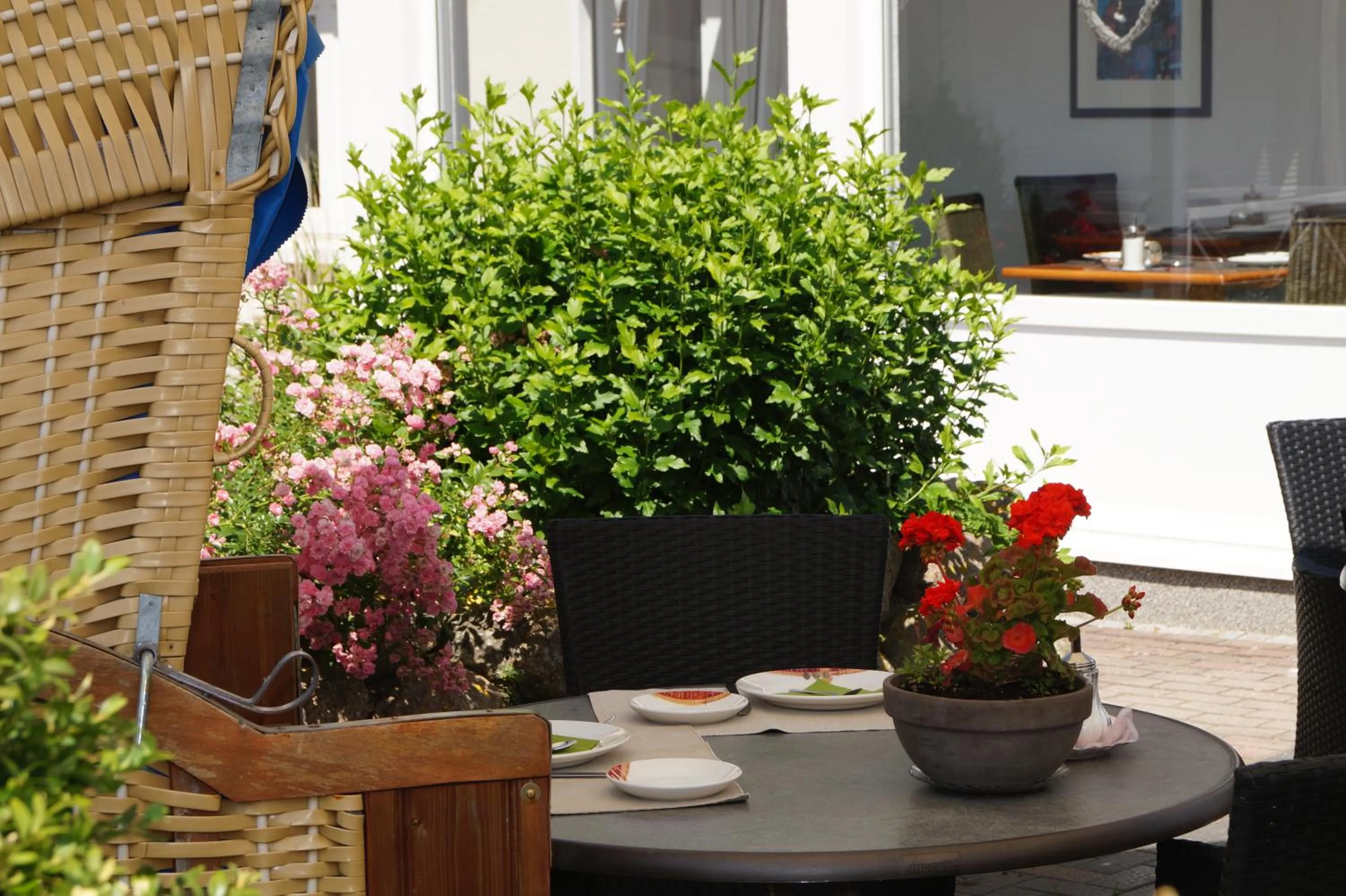 Patio in Hotel Villa Undine