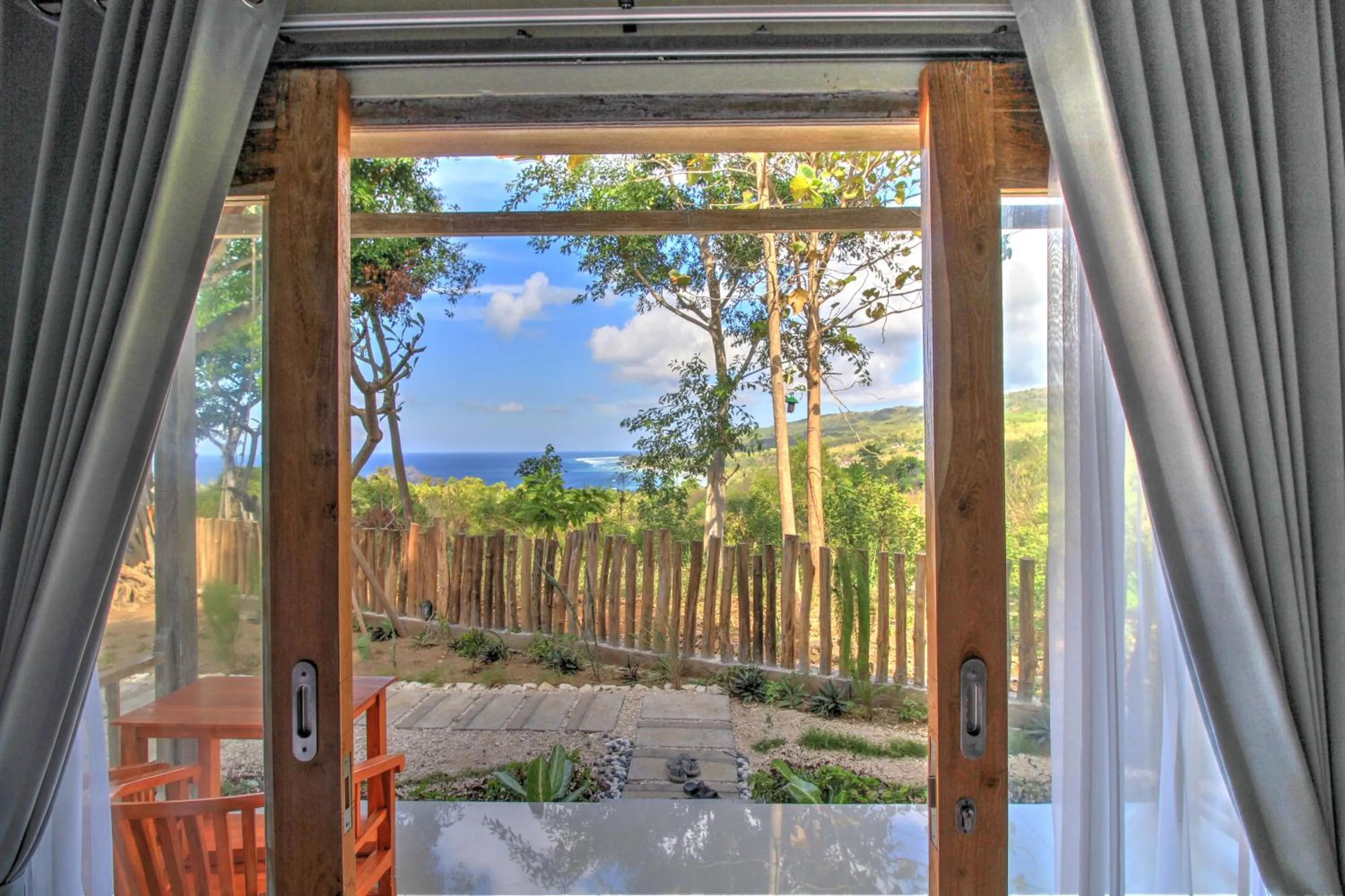 Garden view in MESARI Cottage