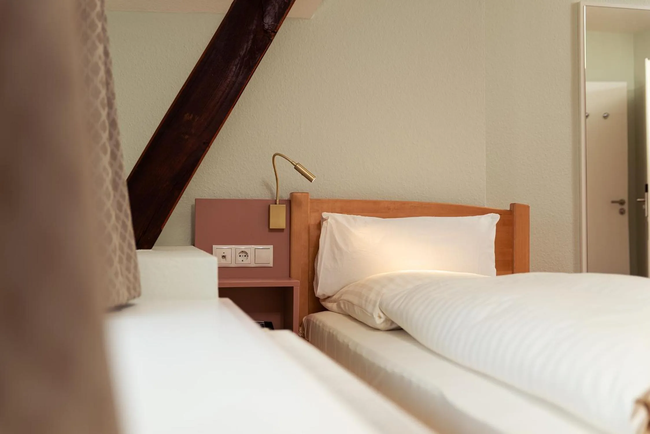 Photo of the whole room, Bed in Hotel Alter Kreisbahnhof