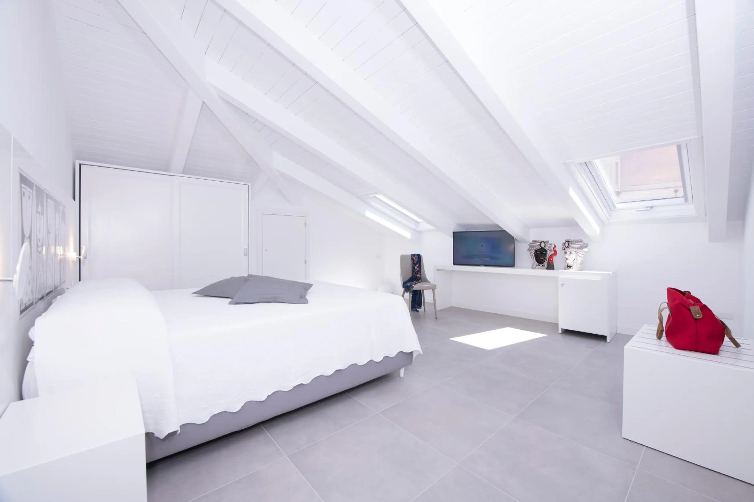 Bed in Zia Pupetta Suites