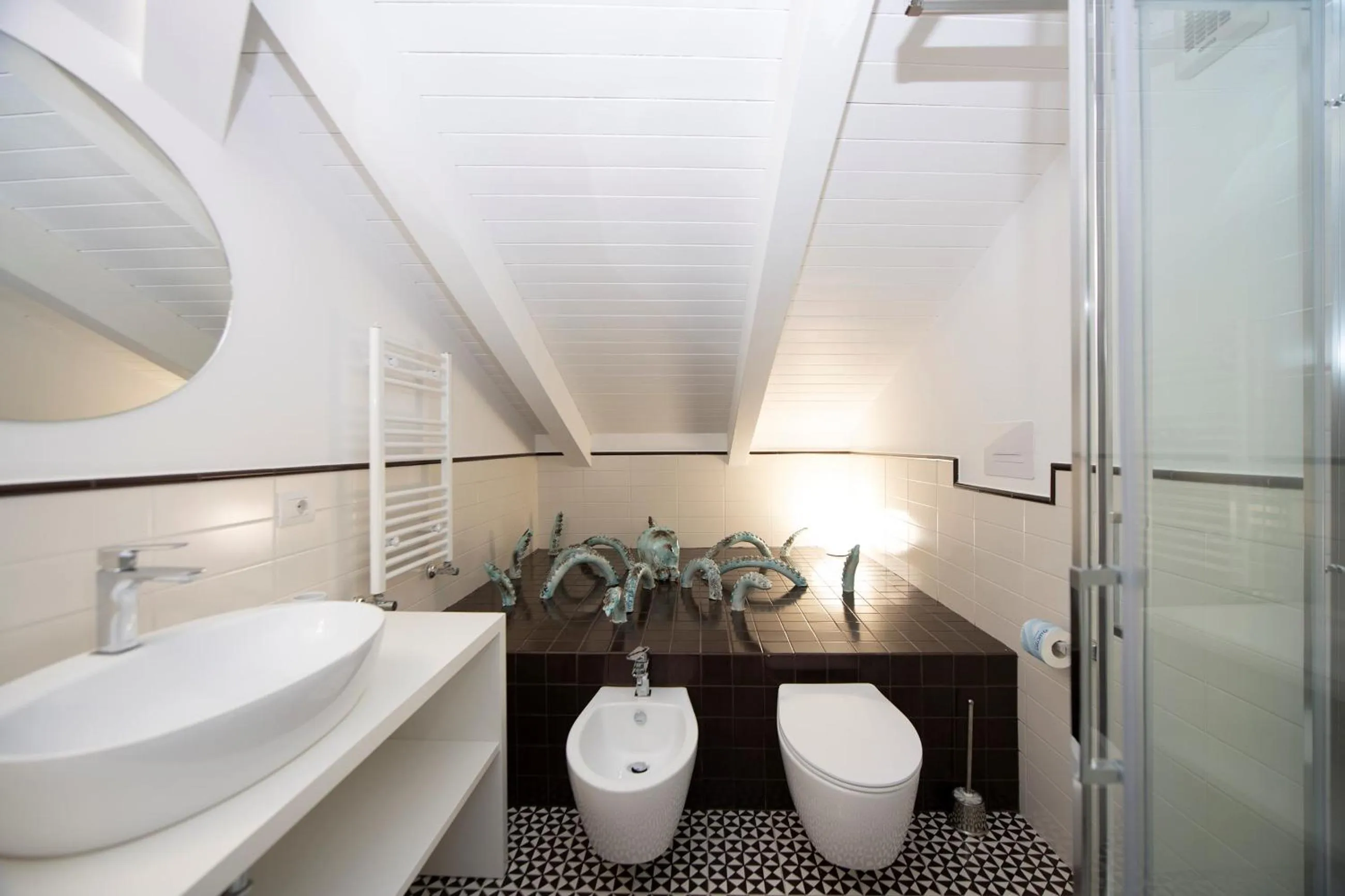 Bathroom in Zia Pupetta Suites