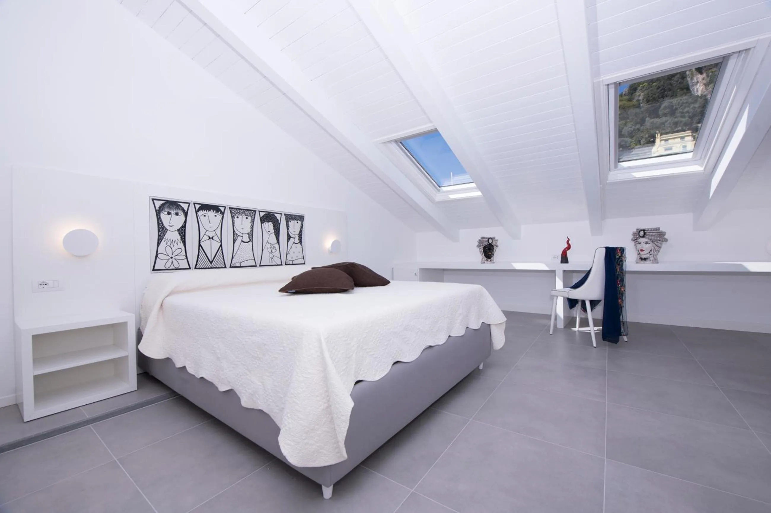 Bed in Zia Pupetta Suites