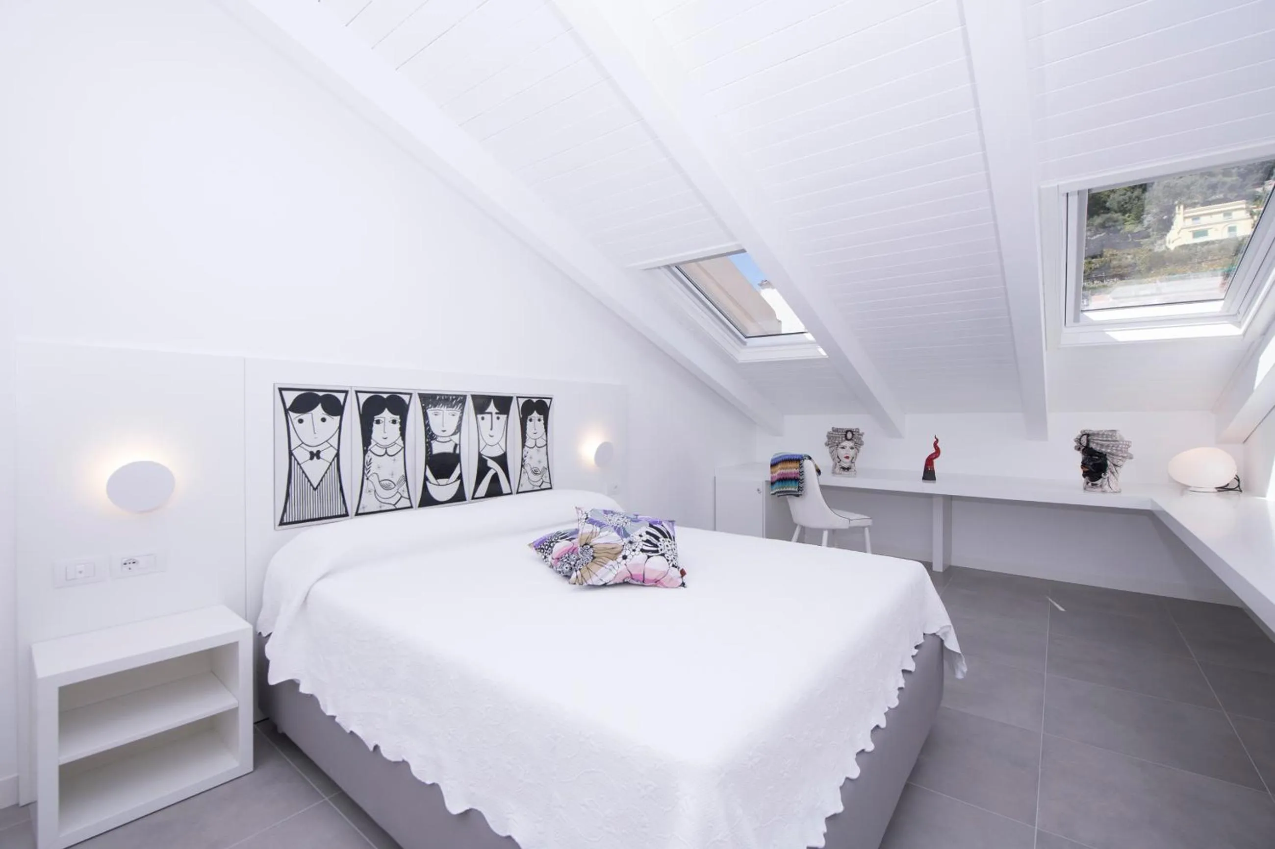 Bed in Zia Pupetta Suites