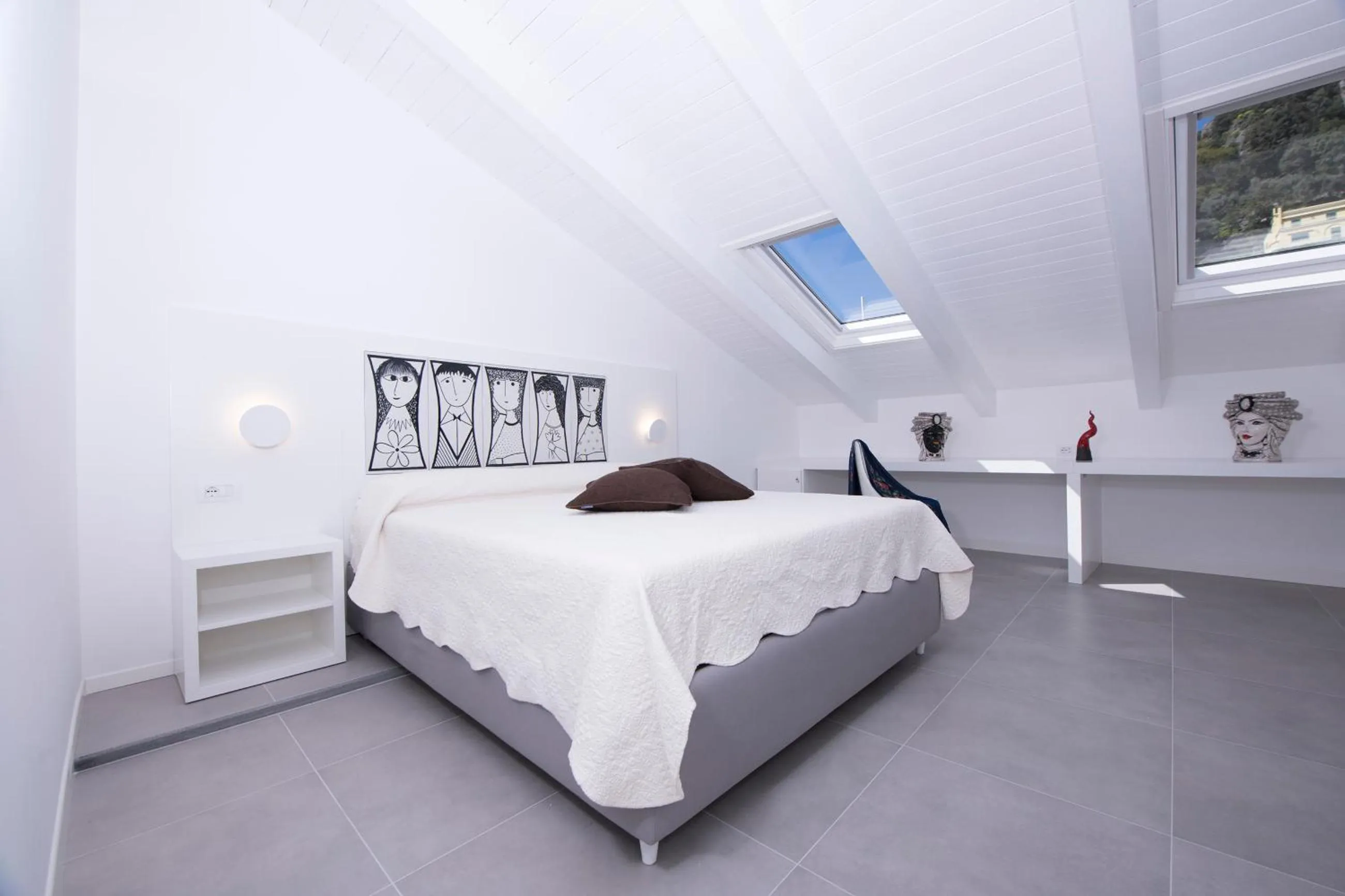 Bed in Zia Pupetta Suites