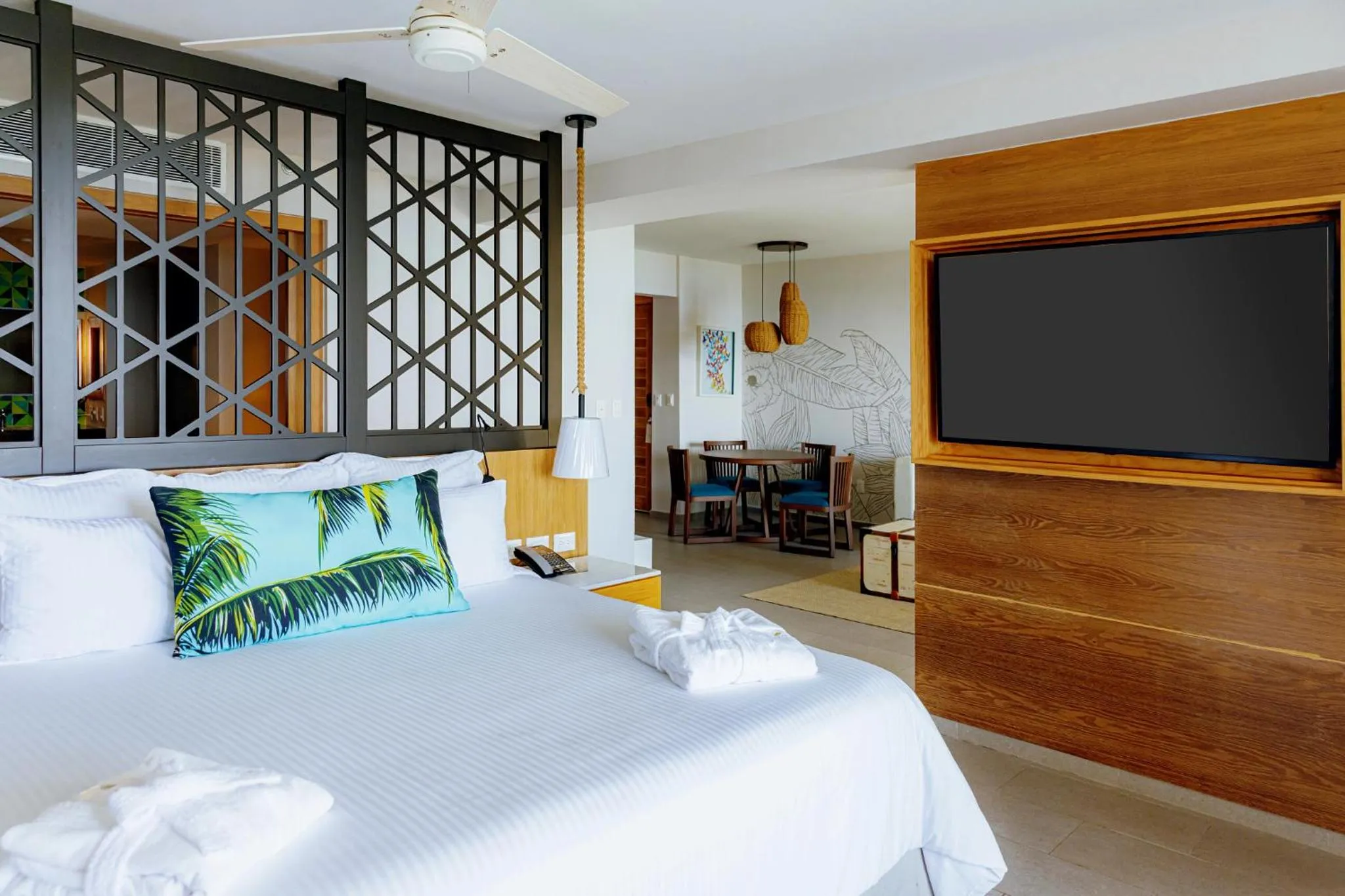 Bedroom, Bed in Dreams Natura Resort & Spa - All Inclusive