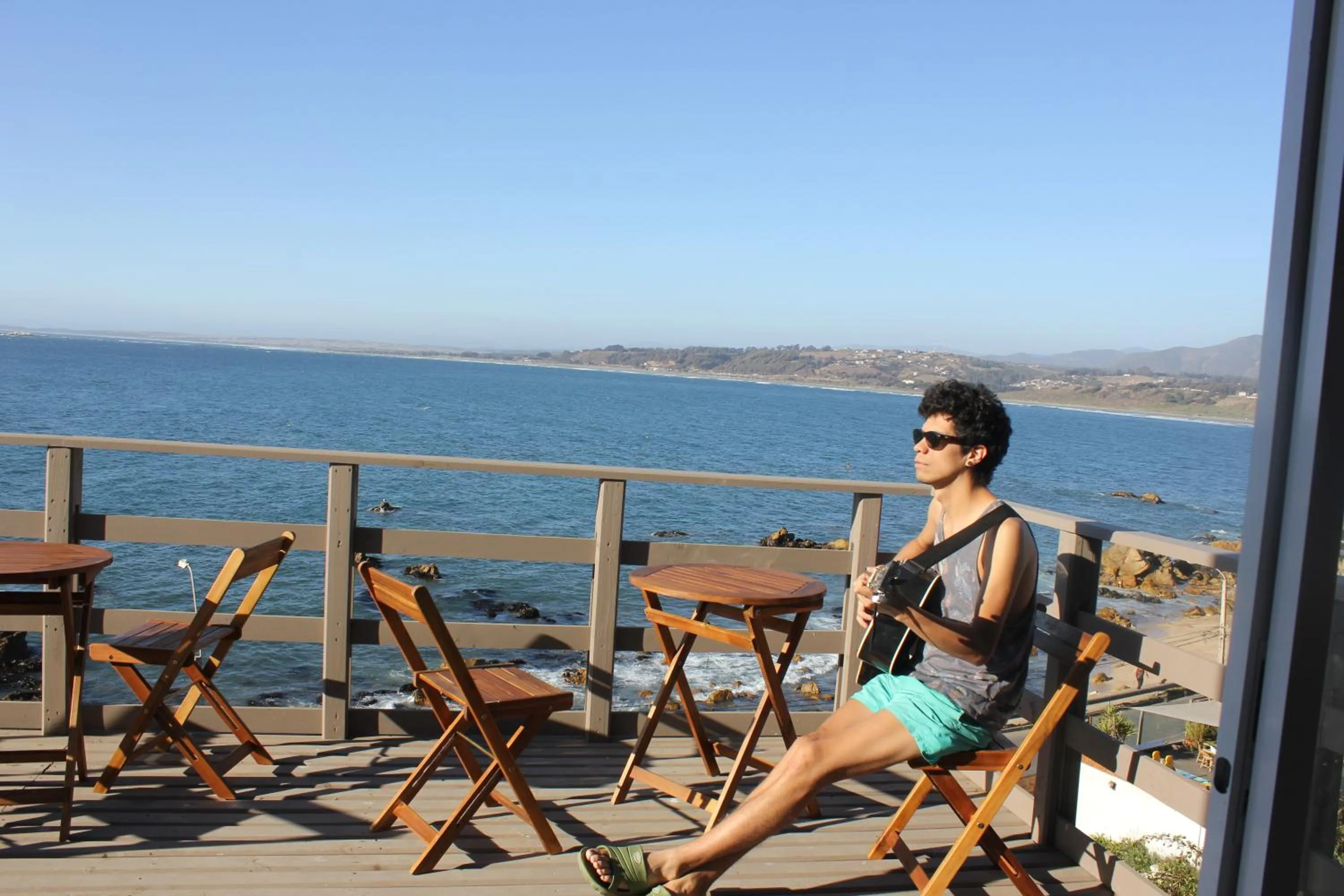 Balcony/Terrace in Bahía Luz Hostal