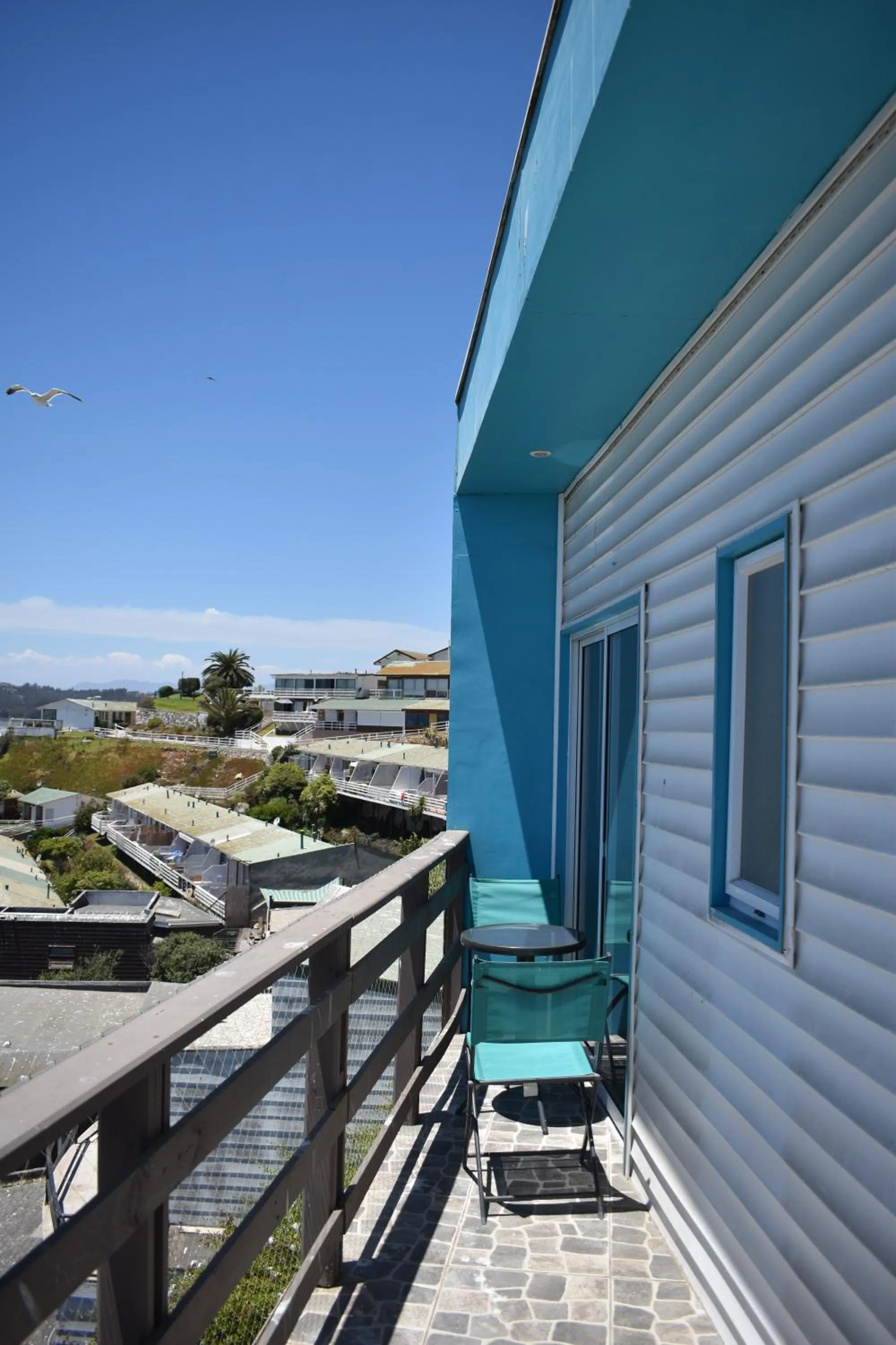 Balcony/Terrace in Bahía Luz Hostal