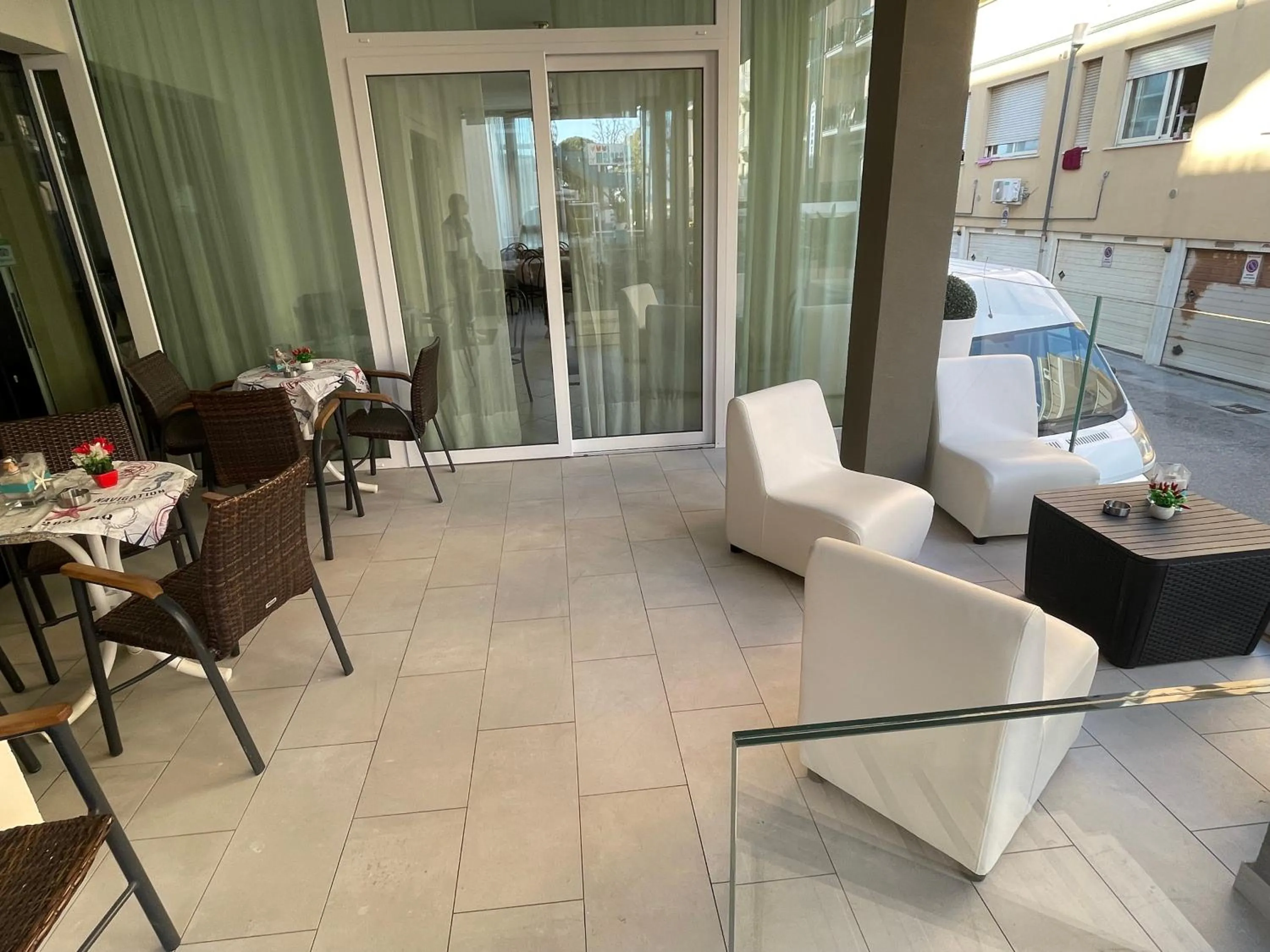 Balcony/Terrace in Hotel Vienna Rivazzurra