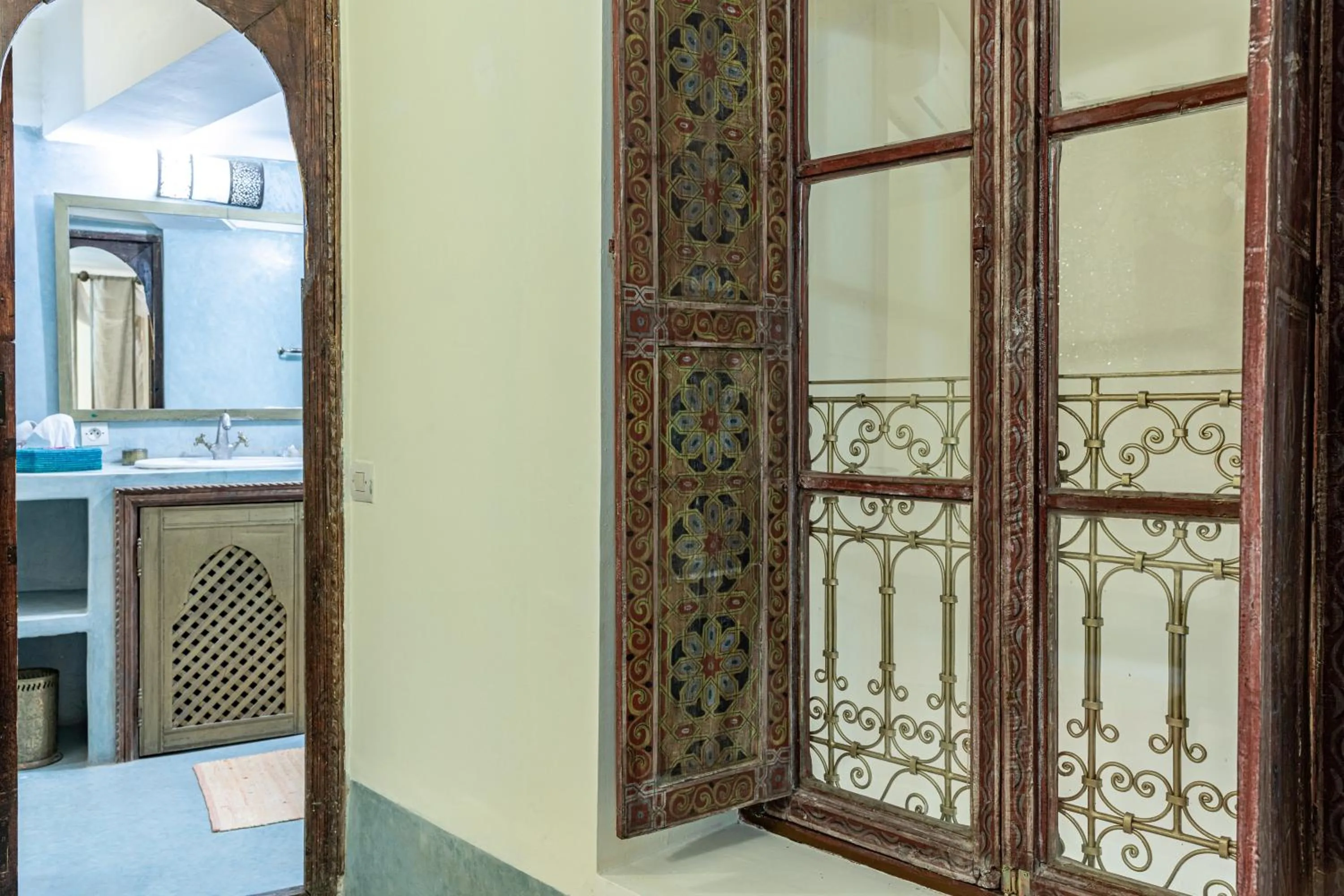 Decorative detail in Riad du Ciel Marrakech