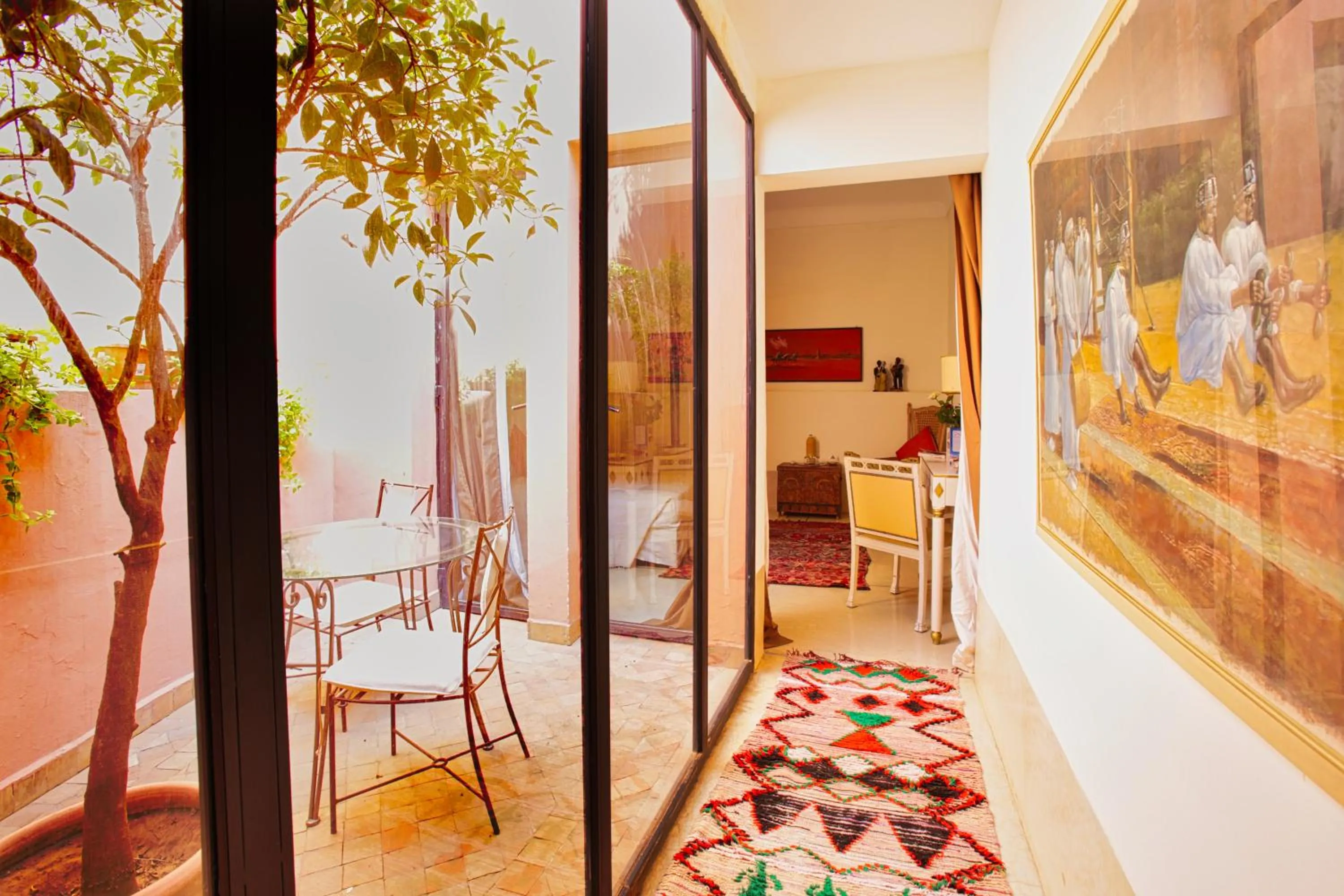 Decorative detail in Riad du Ciel Marrakech