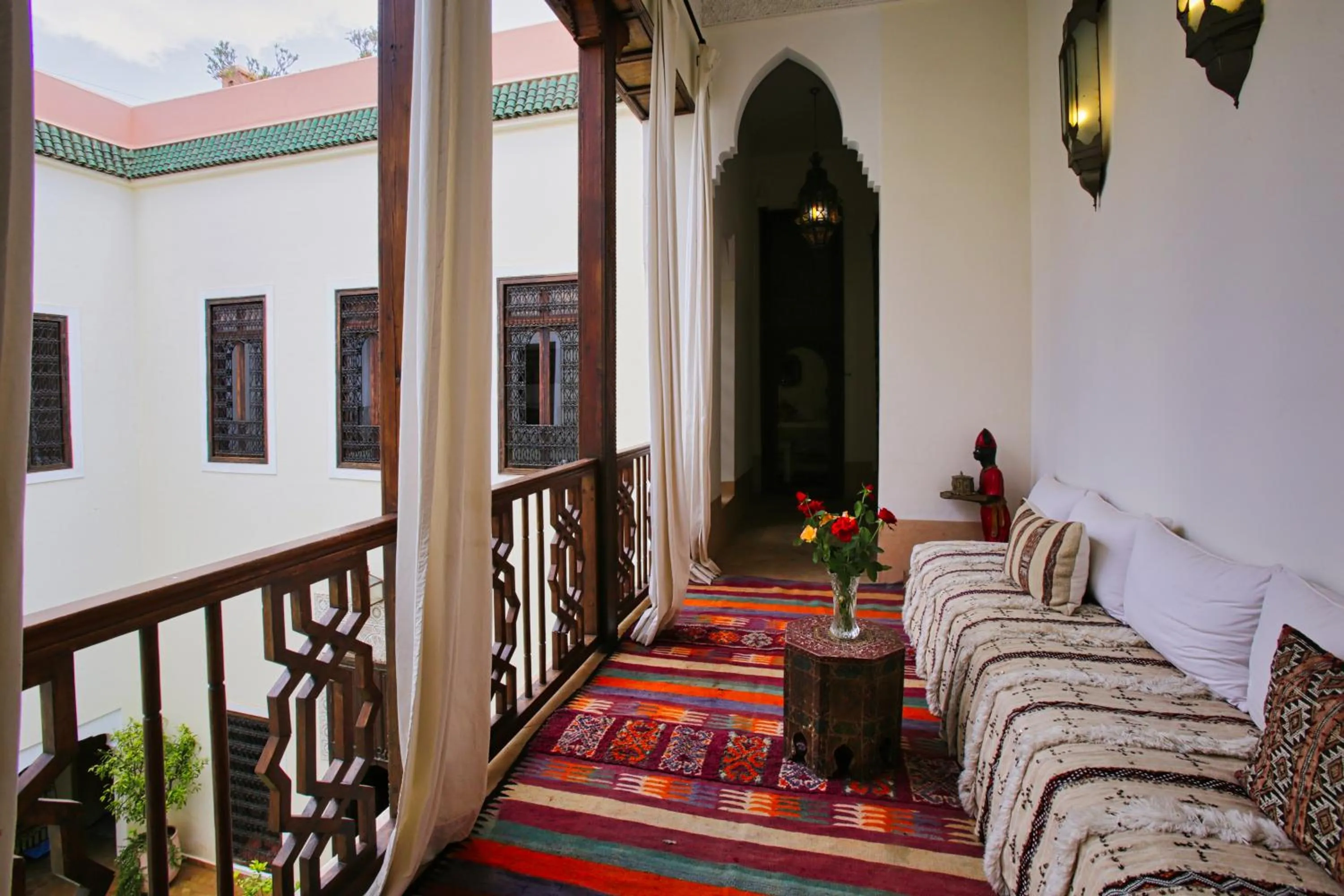 Decorative detail in Riad du Ciel Marrakech