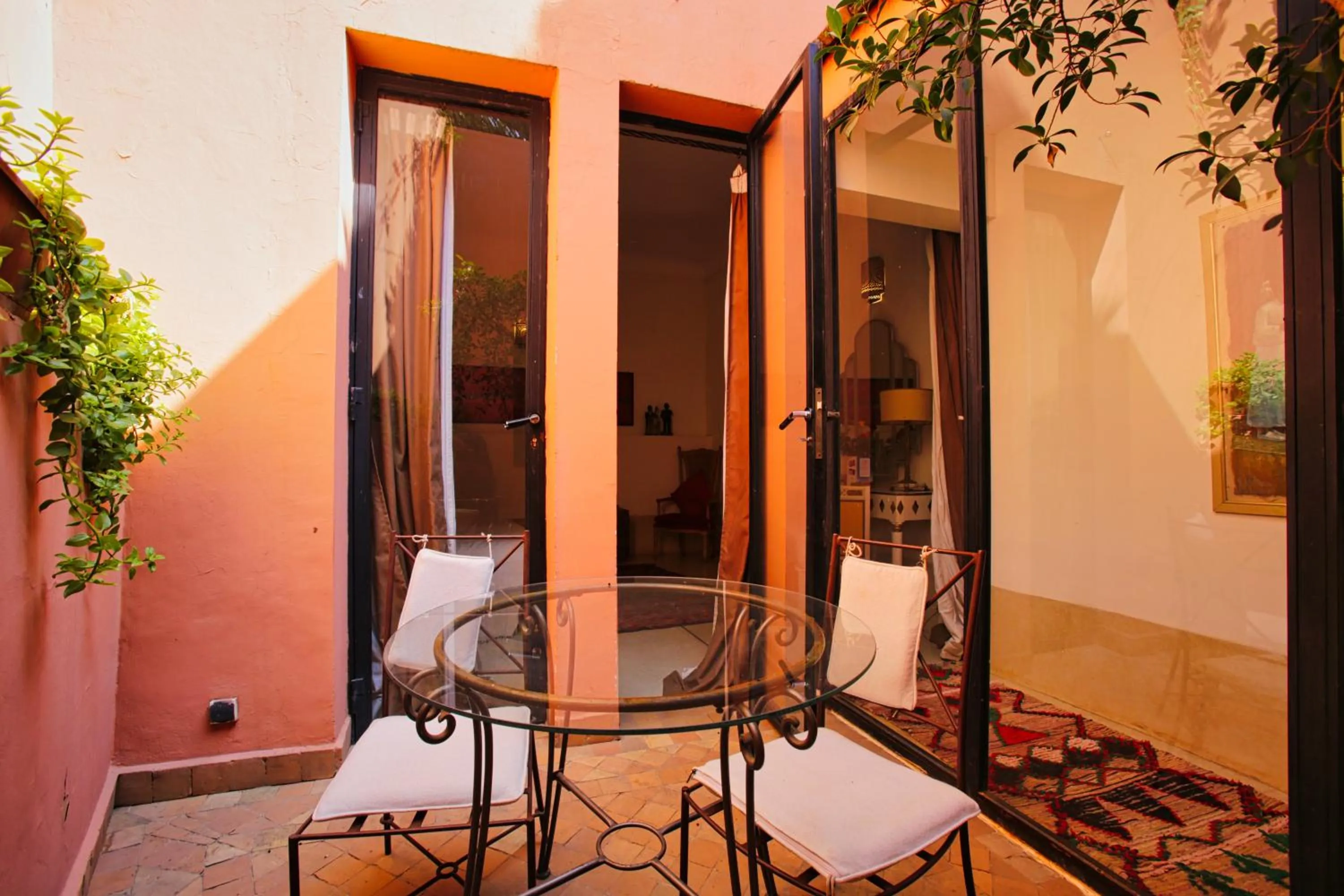 Balcony/Terrace in Riad du Ciel Marrakech