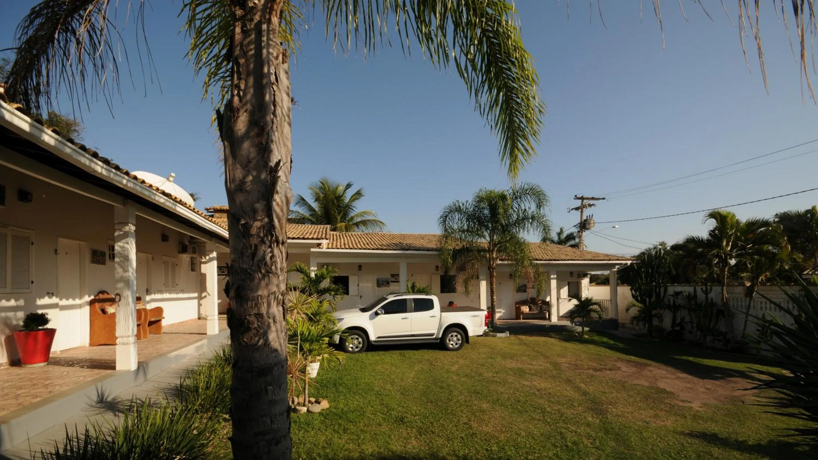 Garden in Pousada Três Pescadores