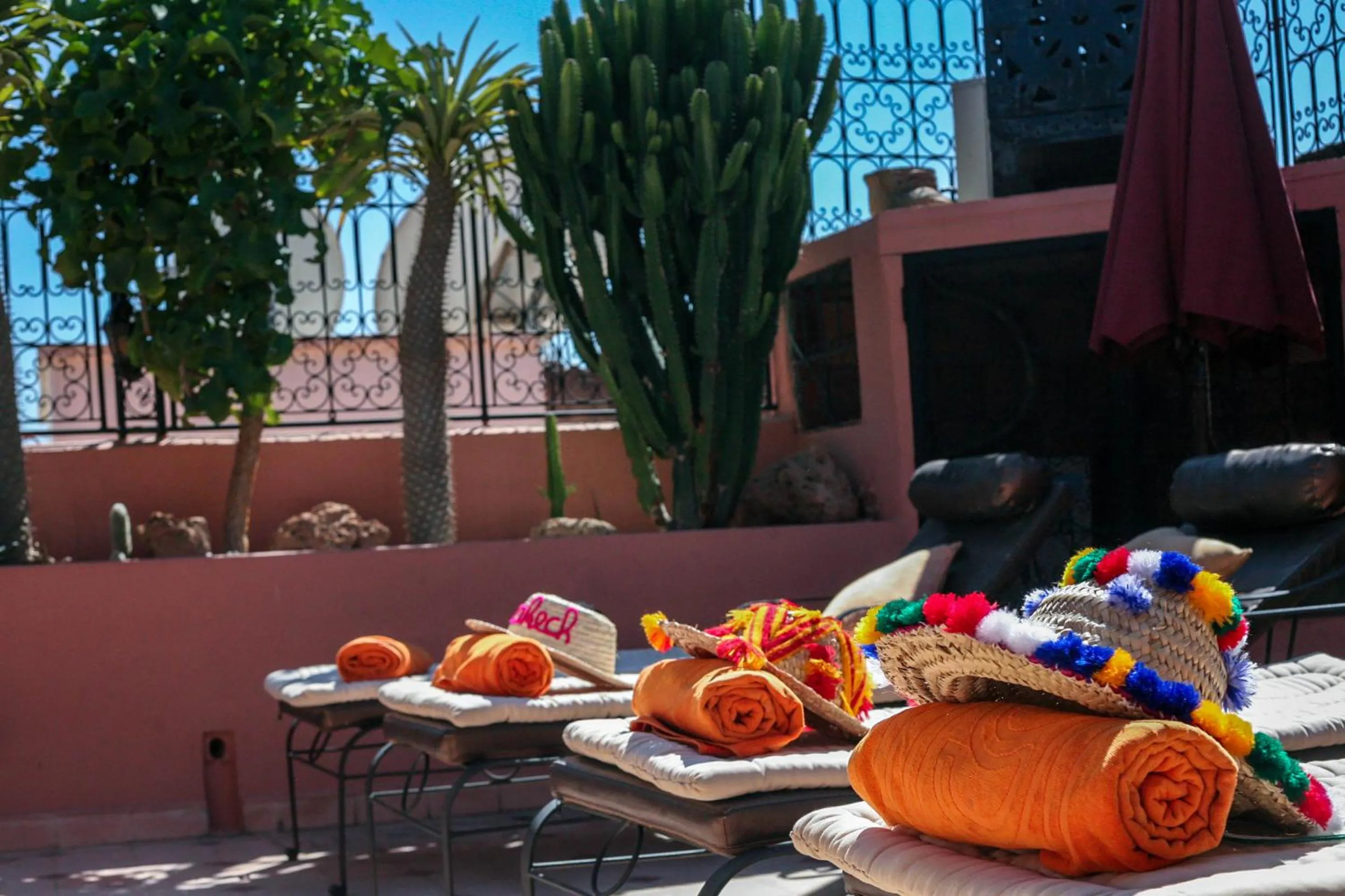 Balcony/Terrace in Riad Anabel