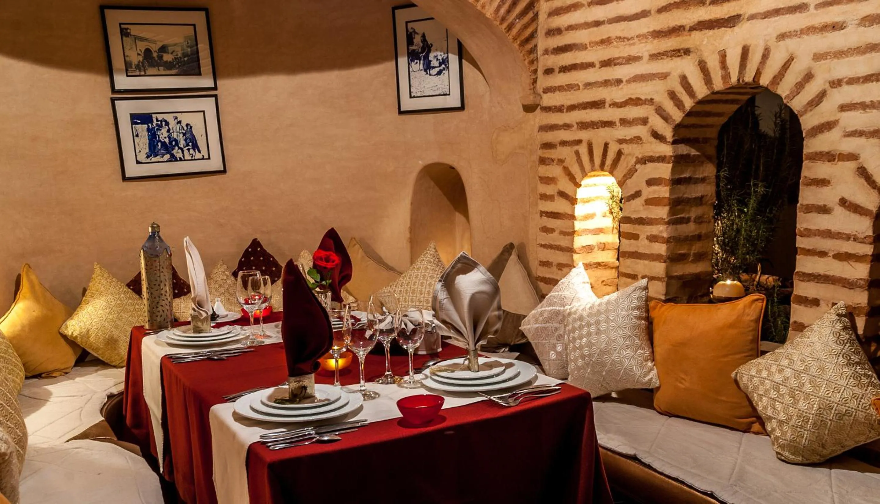 Dining area in Riad Anabel