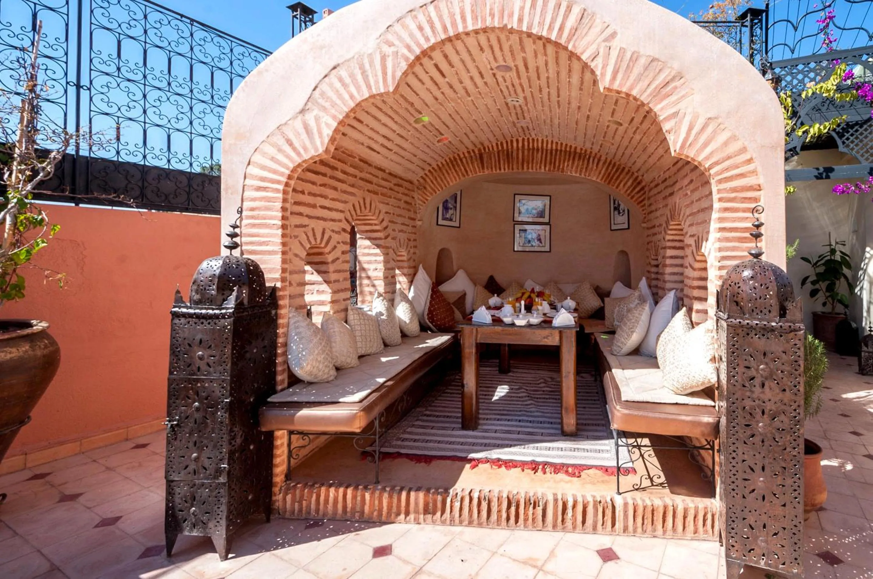 Dining area in Riad Anabel