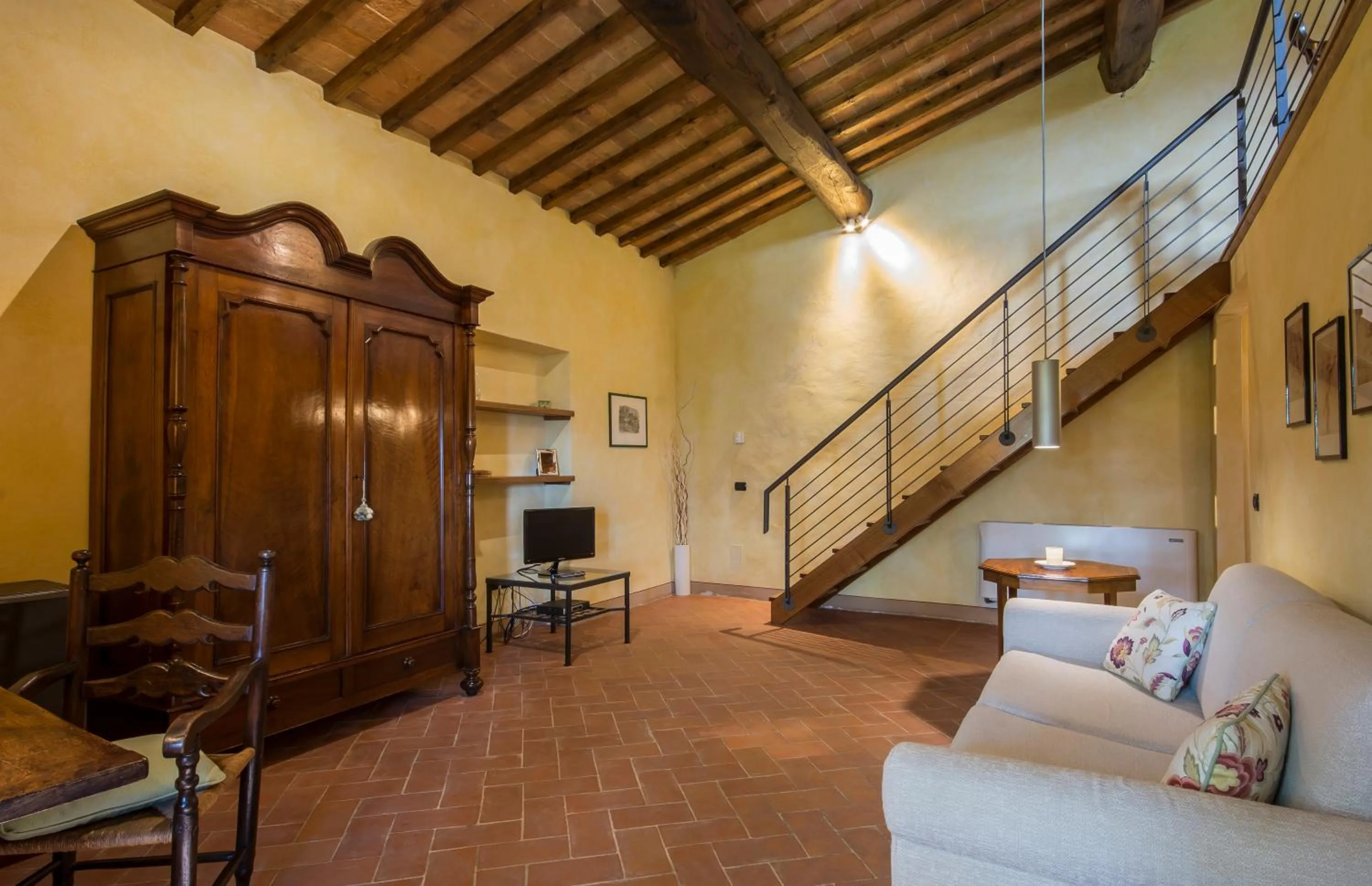 Living room in Il Nido di Gabbiano